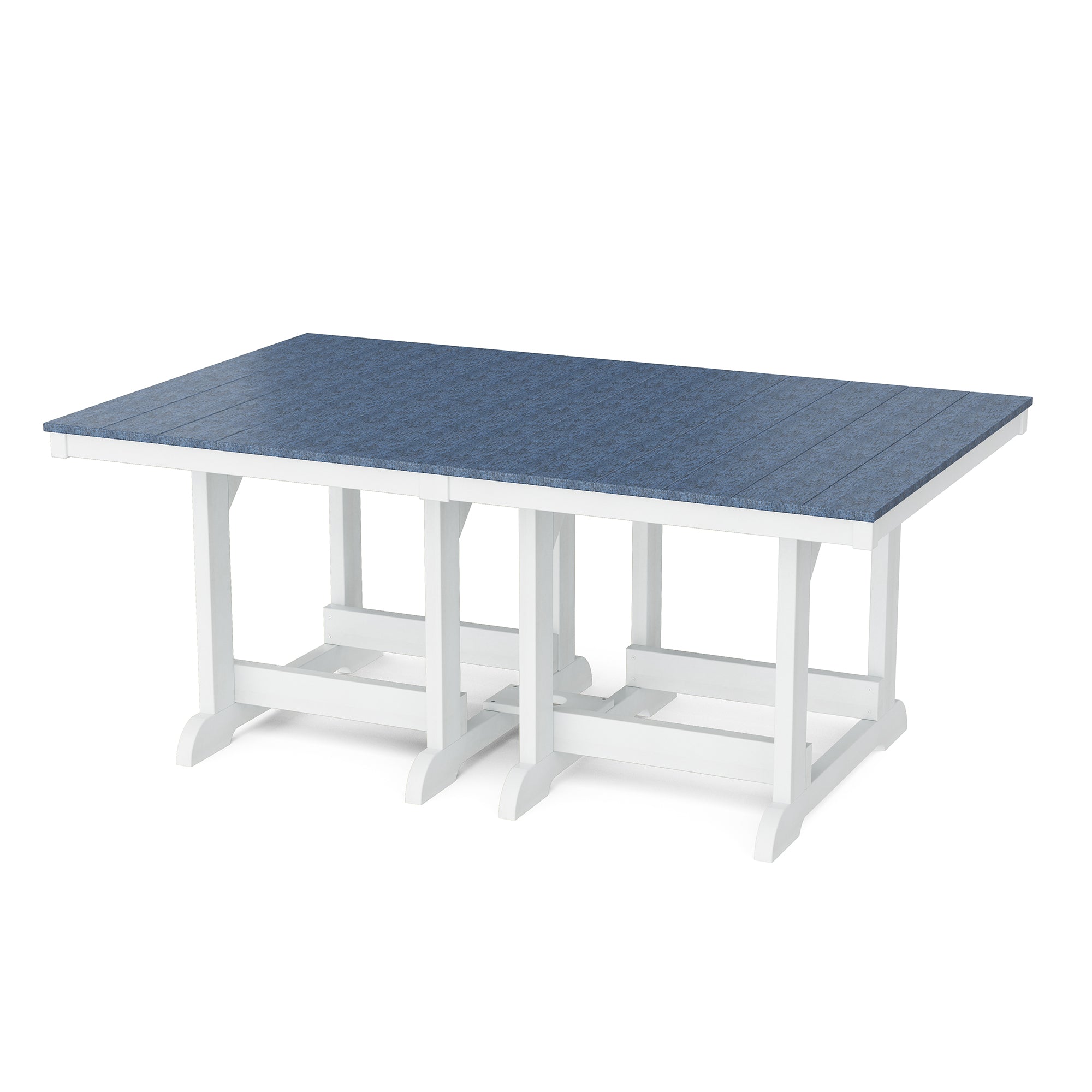 Heritage 44x72 Inch Solid Wood Dining Table - Rustic Farmhouse Style for Kitchen, Dining Room & Outdoor Entertaining