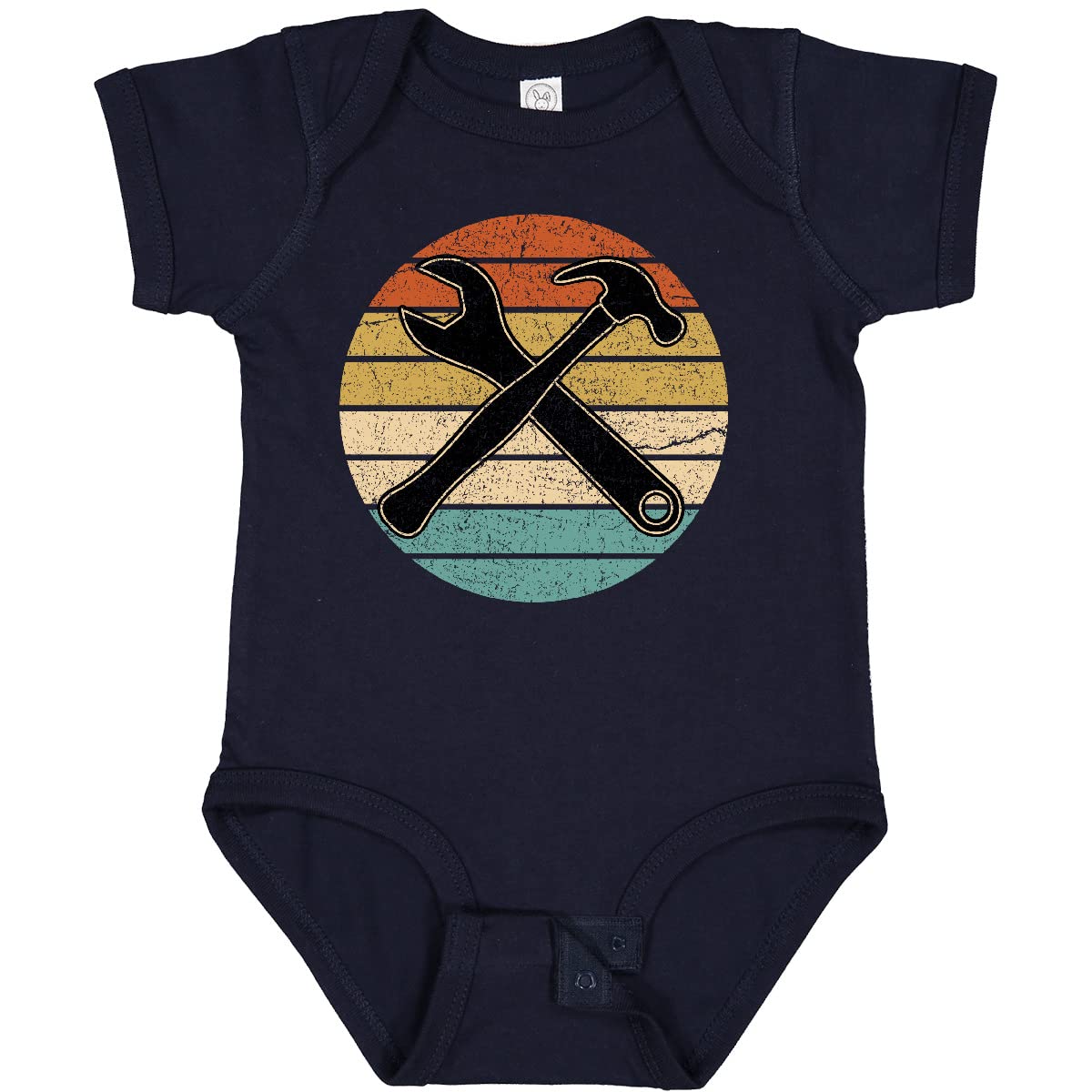Inktastic Mechanic Tool Set Baby Bodysuit - Cute Handyman Outfit for Boys & Girls - Perfect for DIY Enthusiasts, Father's Day, and Playtime Adventures