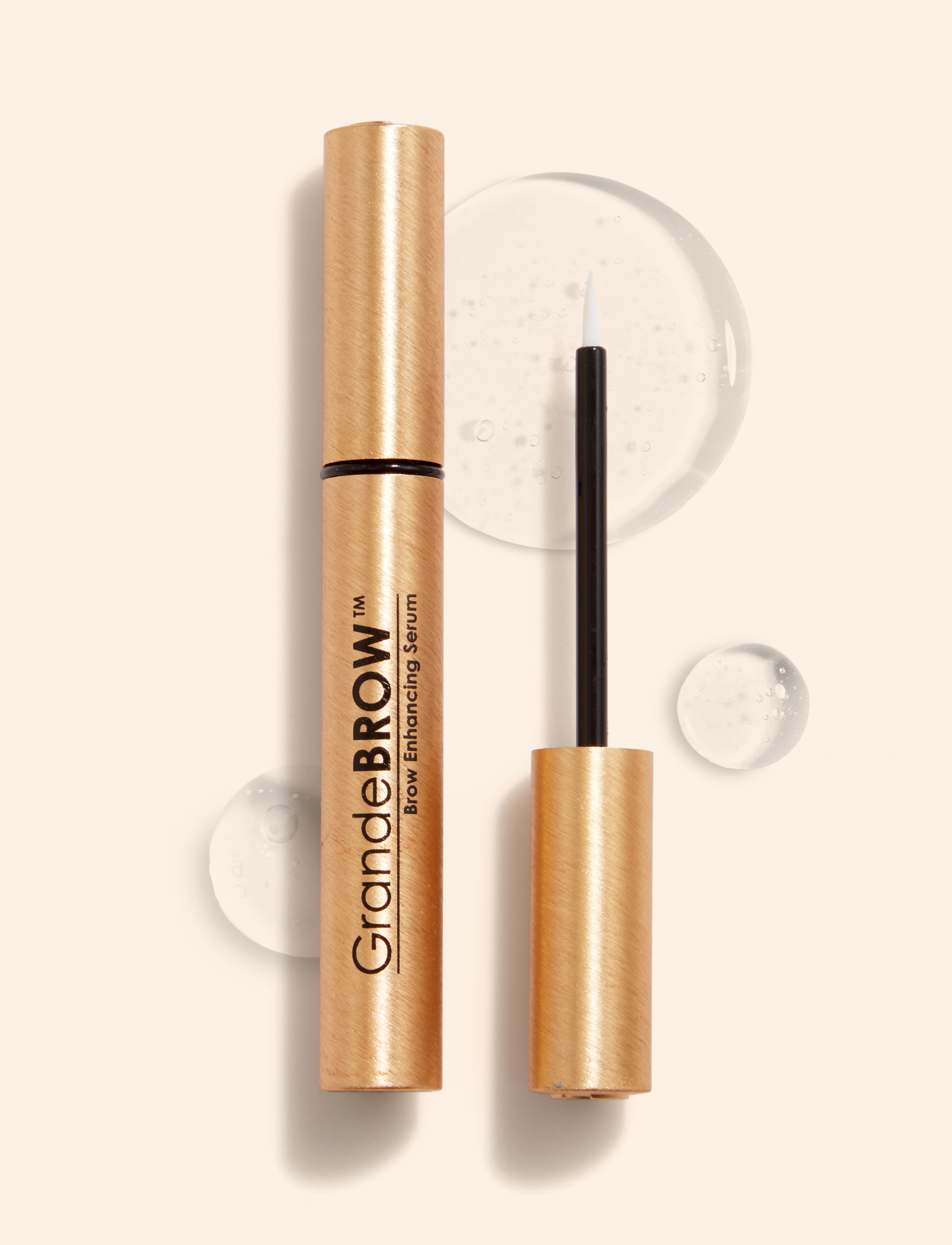 GrandeBrow Eyebrow Enhancing Serum - Natural Lash & Brow Growth Treatment for Fuller, Thicker Brows - Vegan & Cruisely-Free Formula - Perfect for Daily Use at Home or Salon