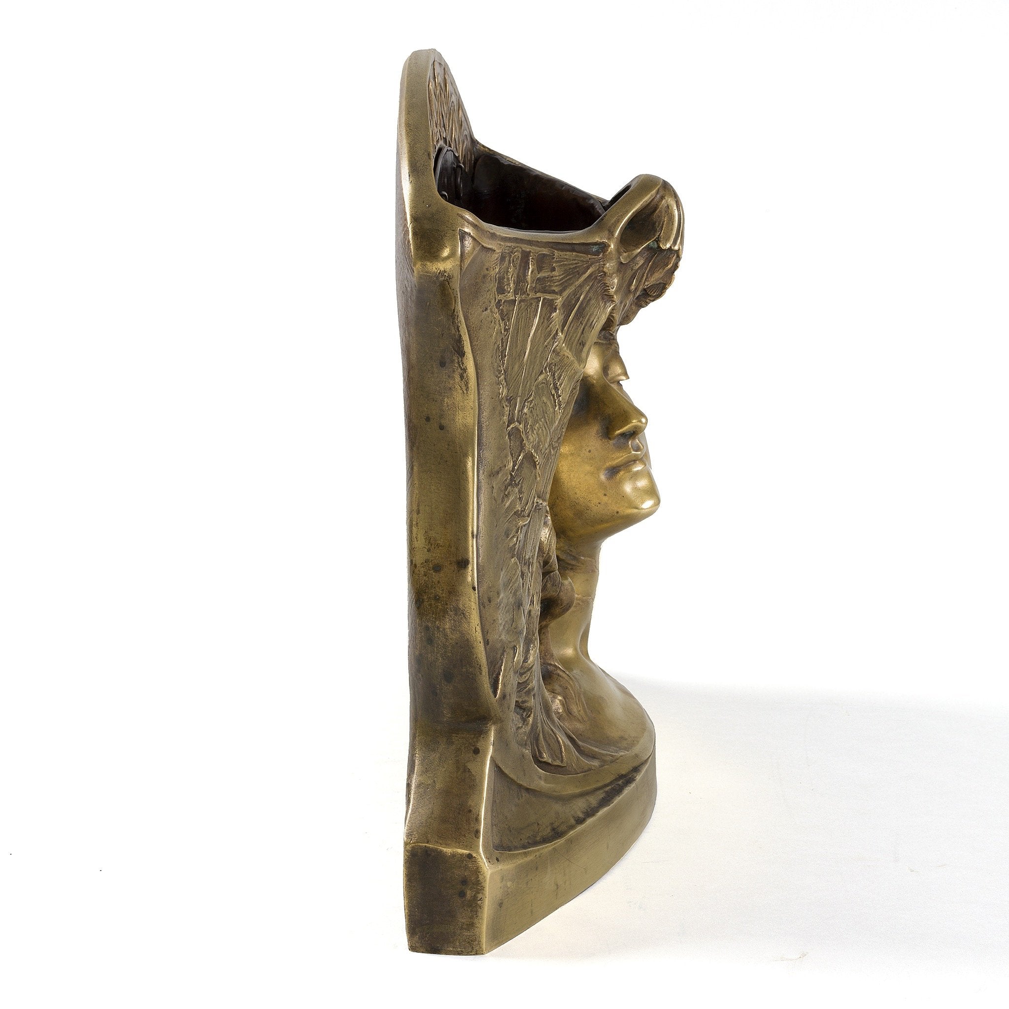 Paul François Berthoud Chrysalide Bronze Planter - Elegant Indoor/Outdoor Flower Pot for Home Decor, Office & Garden Use