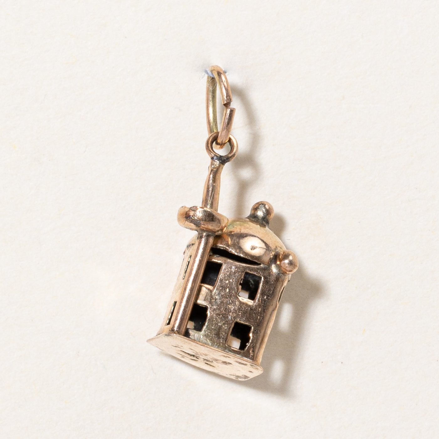 10K Yellow Gold Mosque Charm Pendant - Islamic Jewelry for Men & Women - Perfect for Eid, Ramadan & Special Occasions
