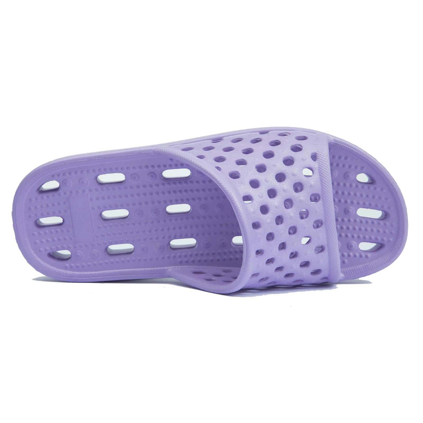 Non-Slip Quick-Drying Shower Sandals for Women & Men - Bathroom, Beach & Pool Slides with Drain Holes | Waterproof Shoe for Spa, Gym, Locker Room & Outdoor Use