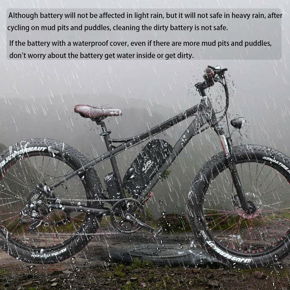 **Waterproof Ebike Battery Case - Durable Bicycle Battery Protector Bag for Hailong, Shark & Dolphin Batteries - Anti Mud, Dustproof & Wear-Resistant Frame Bag - Perfect for Commuting, Off-Road & Outdoor Adventures**