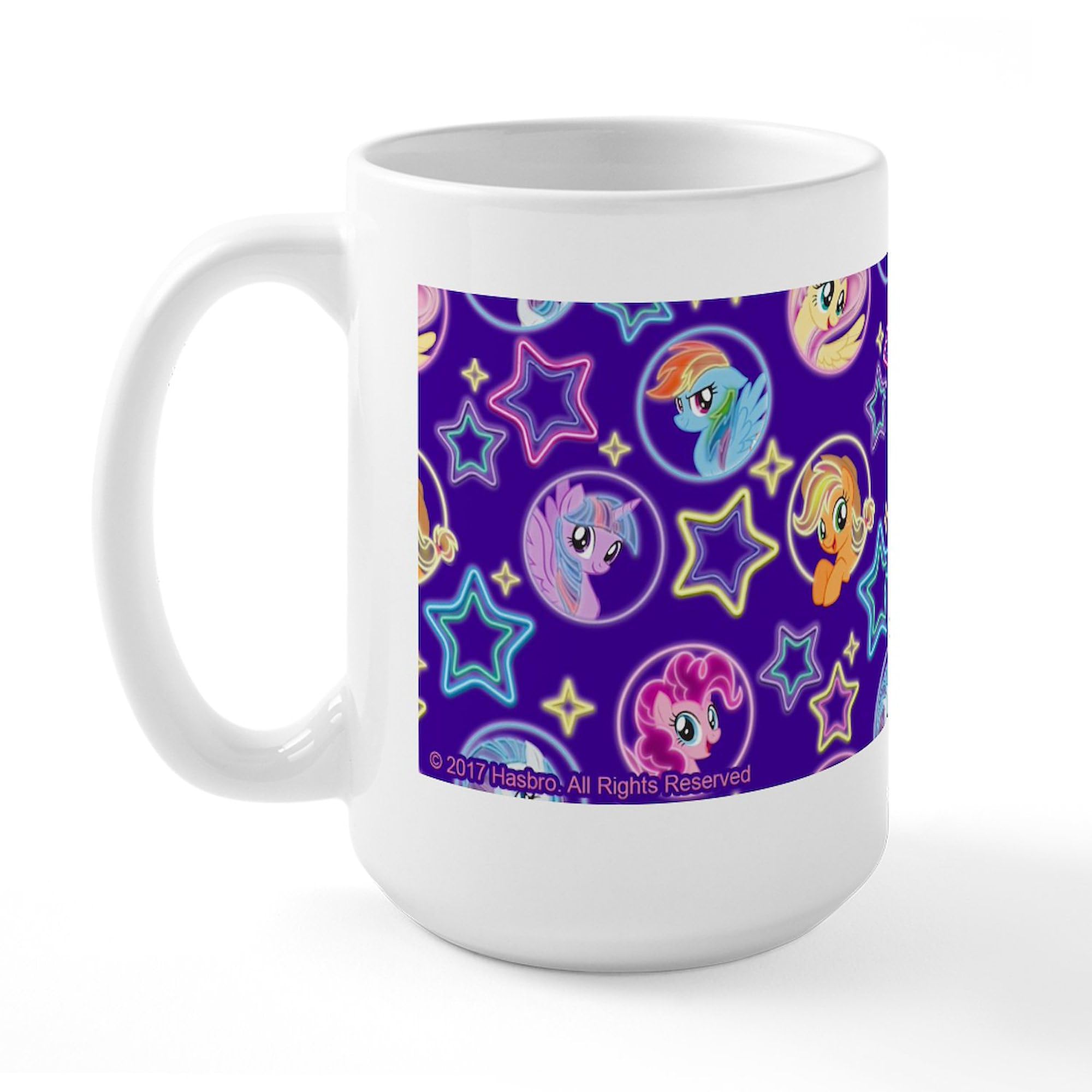 MLP Friends 15 oz (444 ml) Ceramic Coffee Mug - My Little Pony Themed Gift for Tea & Hot Drinks | Perfect for Office, Home & Friendship Celebrations