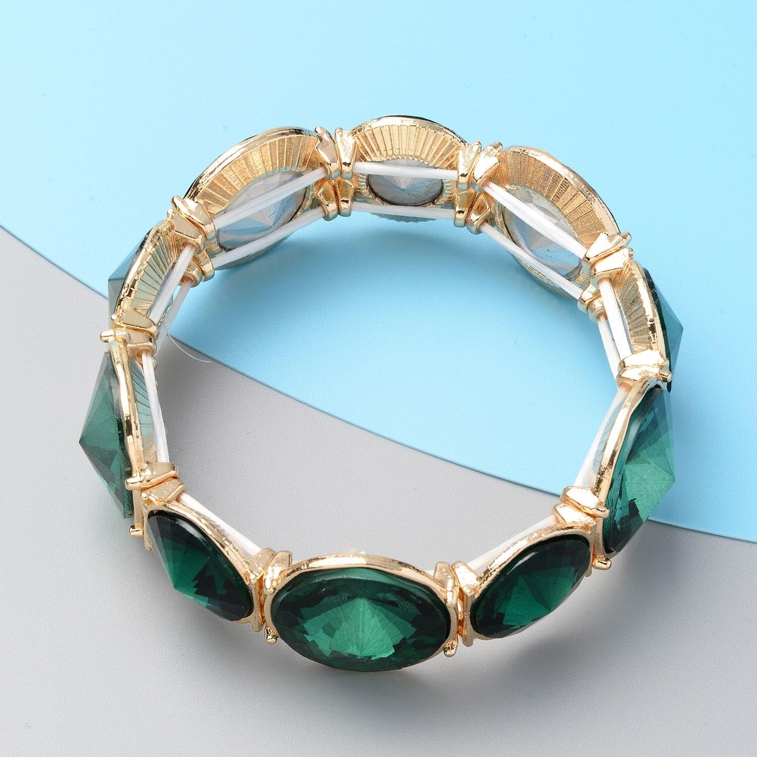 SHOP LC Genuine Purple Glass Bracelet for Women - Elegant Handmade Jewelry Gift for Birthday, Anniversary & Special Occasions | Perfect for Casual Wear, Date Nights & Formal Events