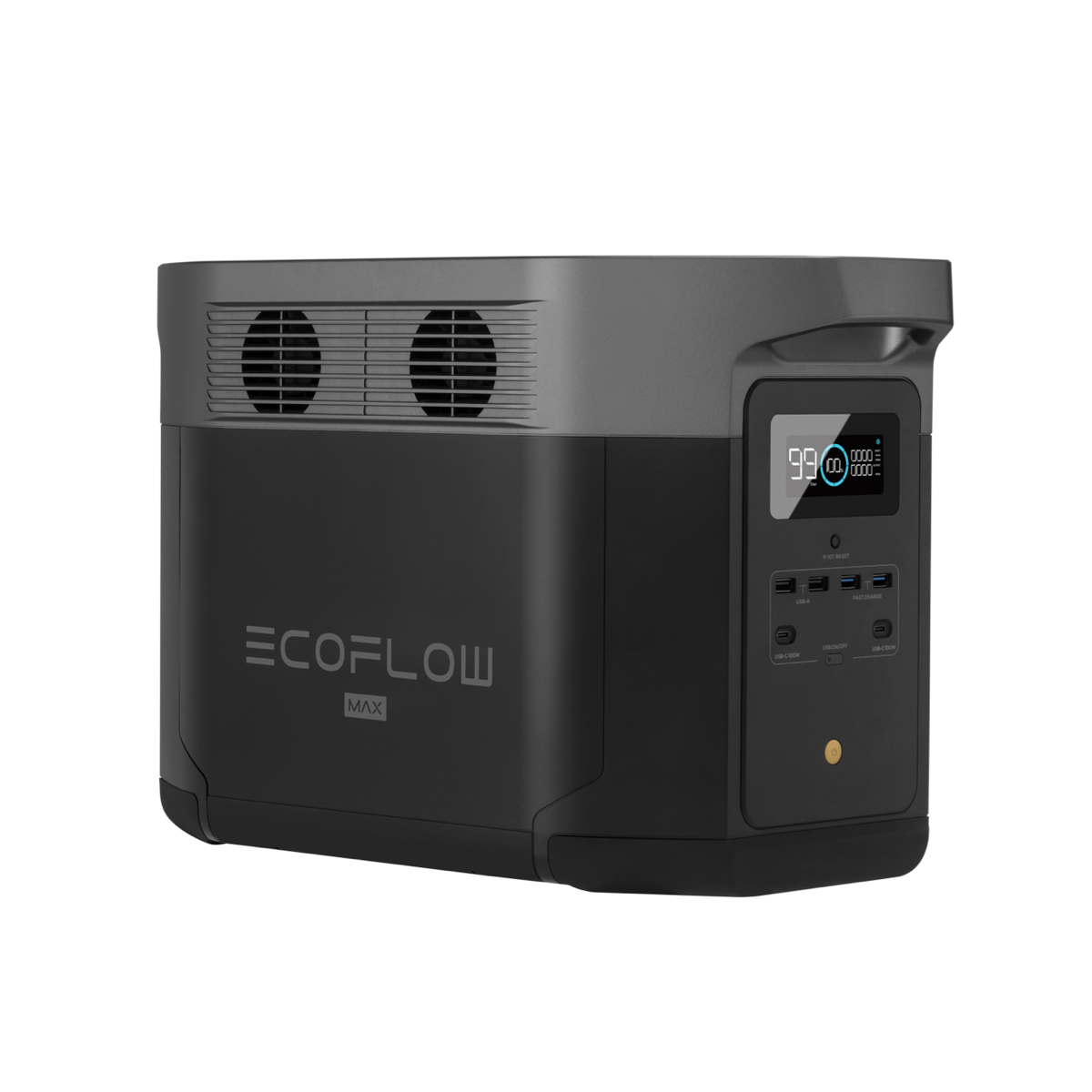 EcoFlow DELTA Max 2000 Portable Power Station - 2016Wh Solar Generator for Camping, RV, Home Backup & Outdoor Adventures