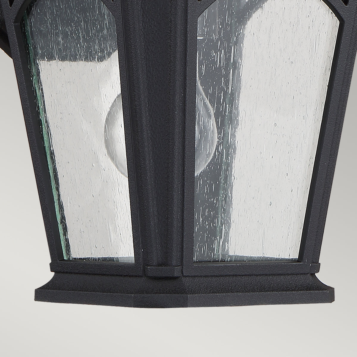 Bedford Small/Medium/Large Wall Lantern with Mystic Black Finish - Outdoor Lighting for Porch, Patio, and Garden Decor