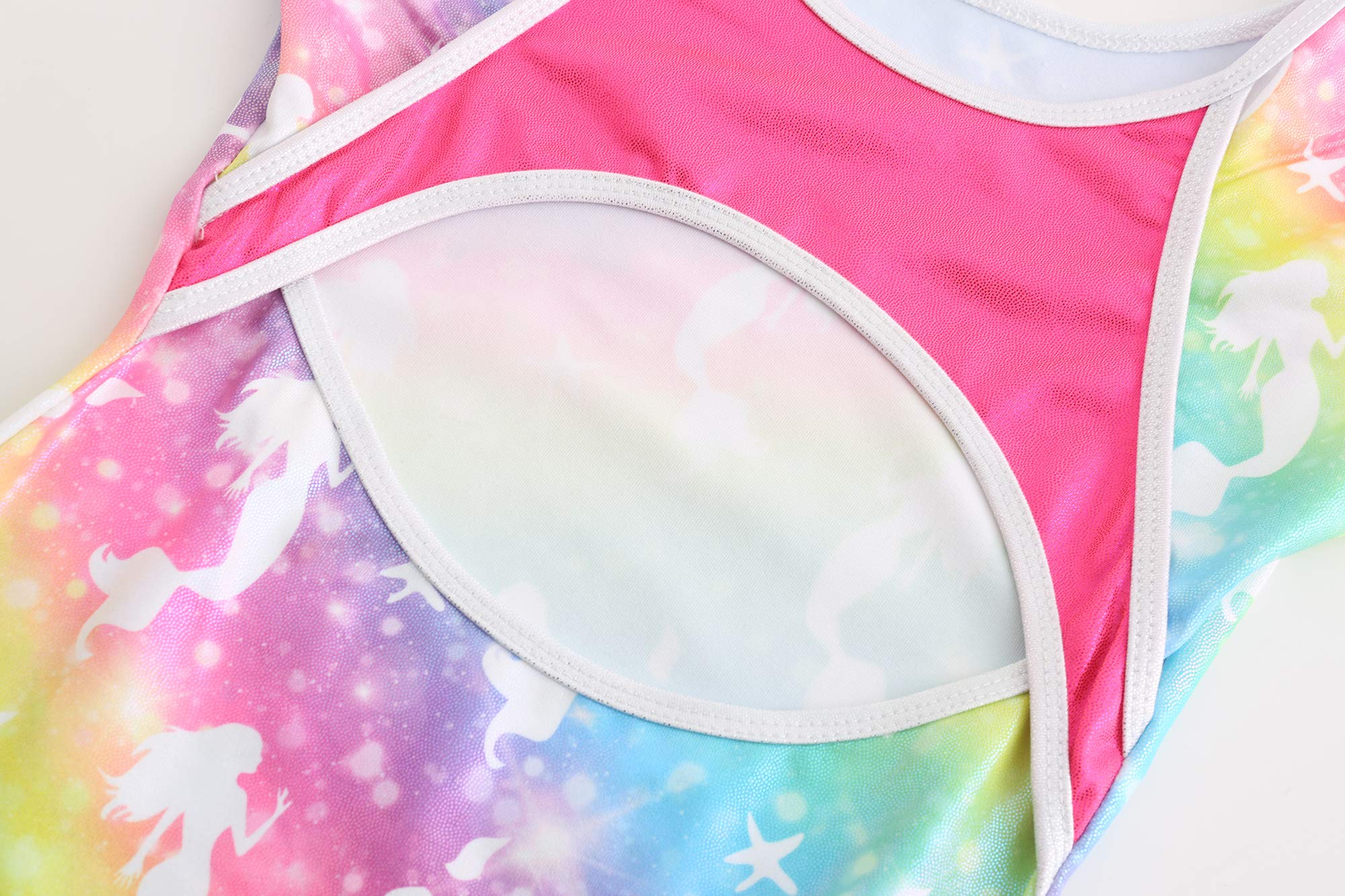 Kql Starry Girls Gymnastics Leotards for Ballet & Dance Training 5-14 Years - Sparkly Performance Costumes for Recitals & Competitions