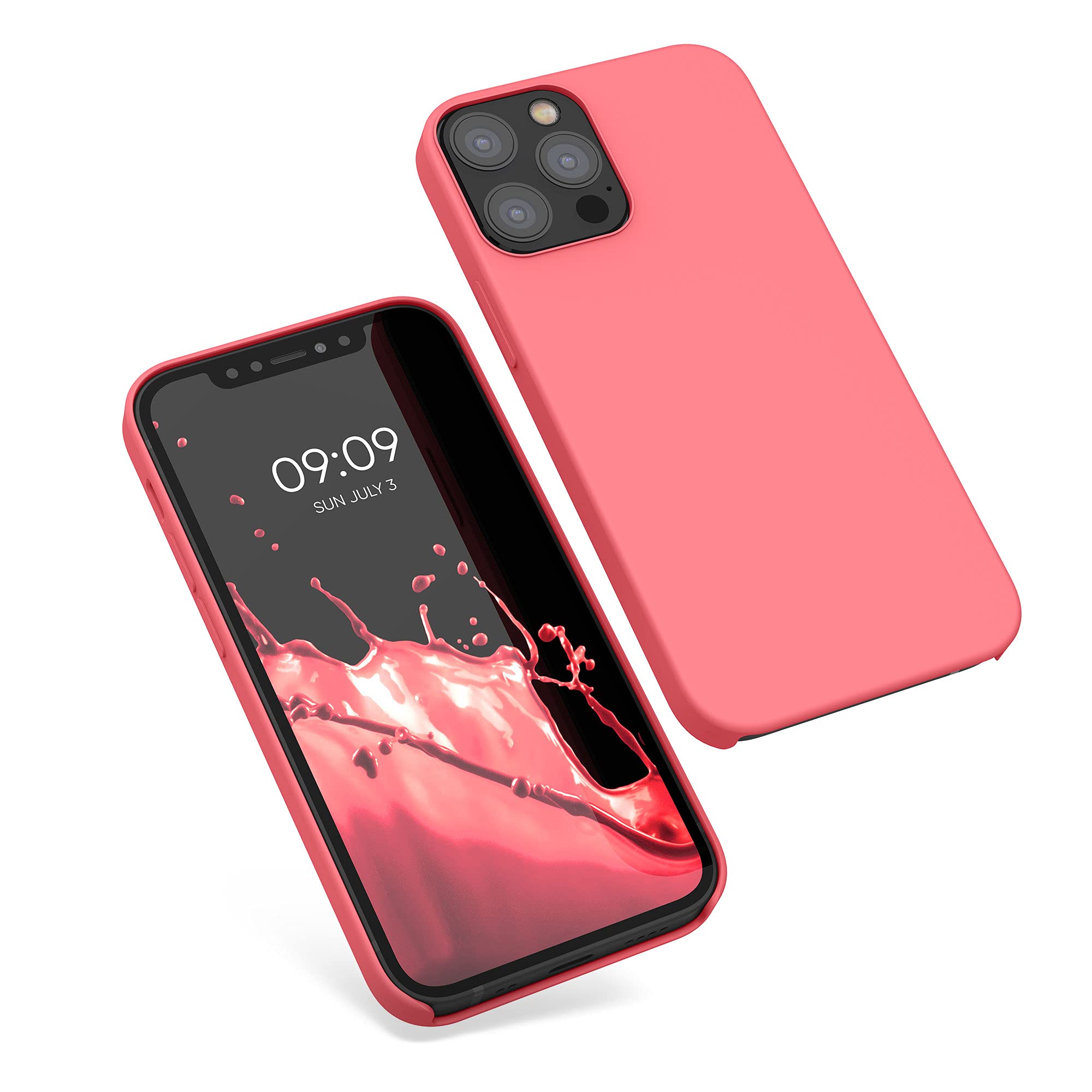 kwmobile Premium TPU Silicone Case for Apple iPhone 12 & iPhone 12 Pro - Soft Matte Finish Protective Phone Cover (Dolce Vita Design) - Perfect for Everyday Use, Work & Travel Protection