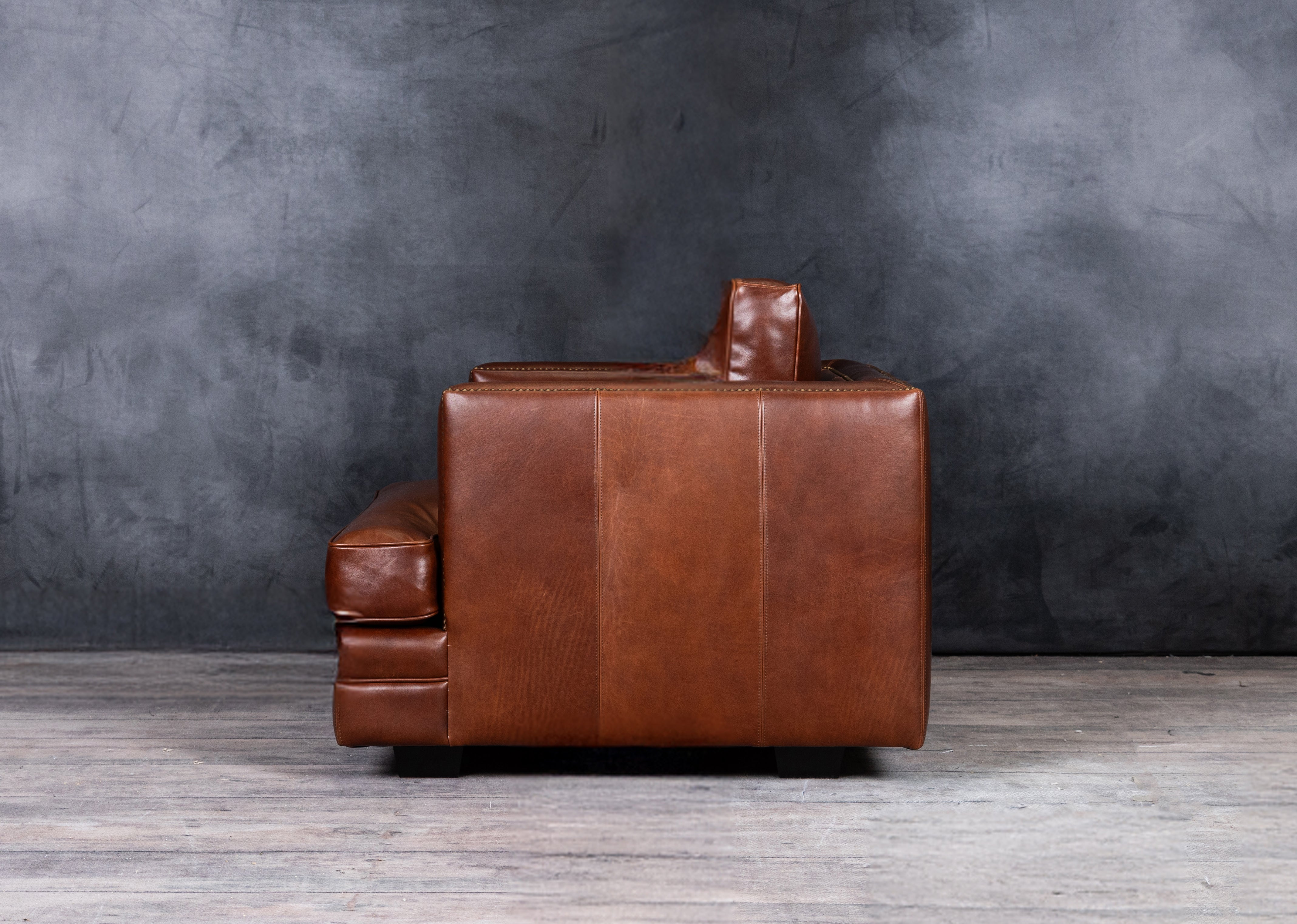 Premium Arlington Leather Chair - Genuine Leather, Ergonomic Design for Home & Office - Perfect for Living Room, Study, or Executive Workspace