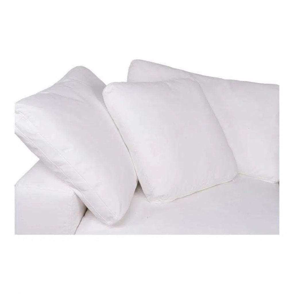 5-Piece Stain-Resistant White Dream Modular Sectional Sofa Set - Perfect for Living Room, Family Room & Home Theater Seating