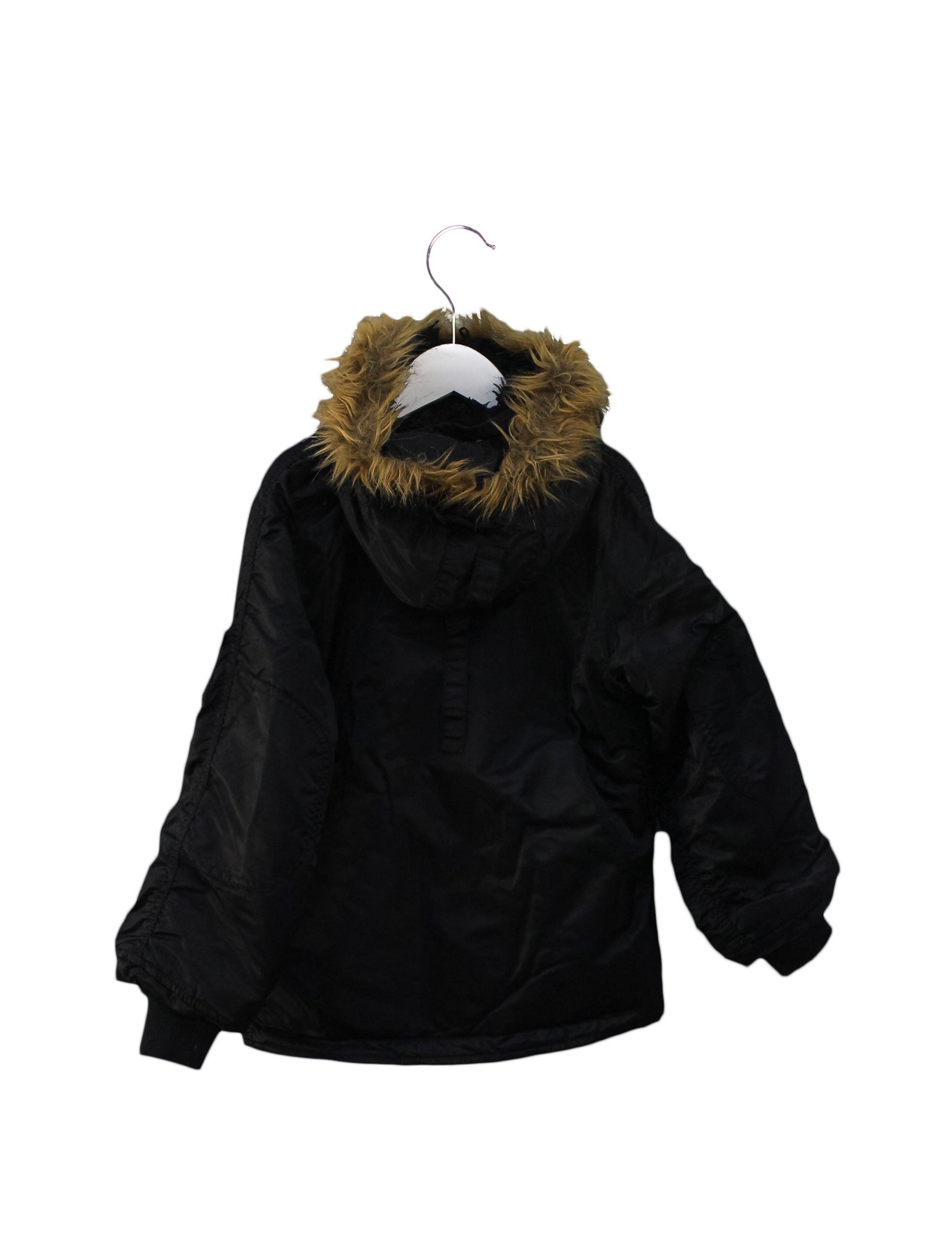 Alpha Industries Lightweight Jacket for Kids - Water-Resistant Windbreaker with Hood - Perfect for Outdoor Play, School & Spring Adventures (Size 4T)