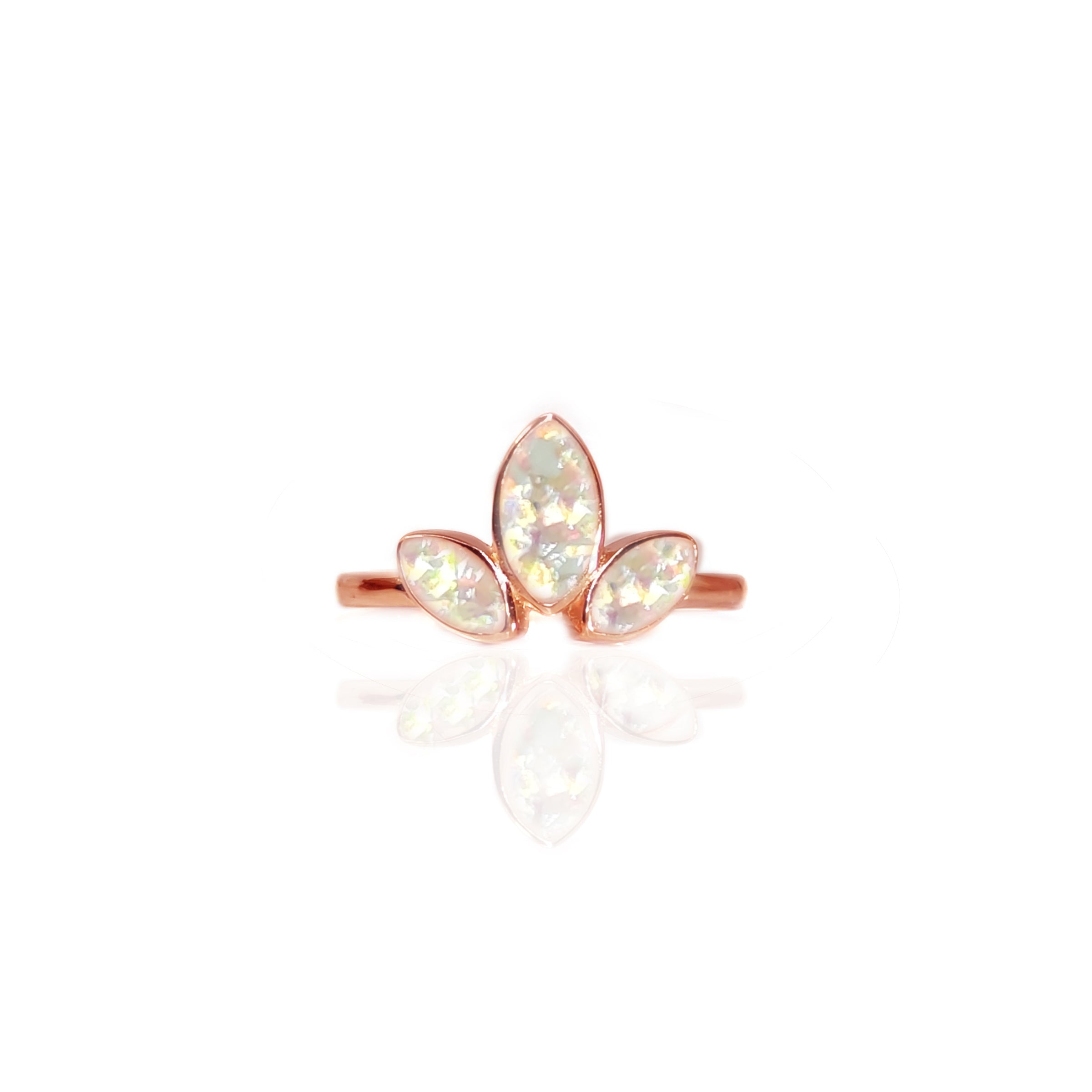 Cloverleaf: Ashes Ring - Elegant Memorial Jewelry for Loved Ones | Perfect for Remembrance, Sympathy Gifts & Keepsakes