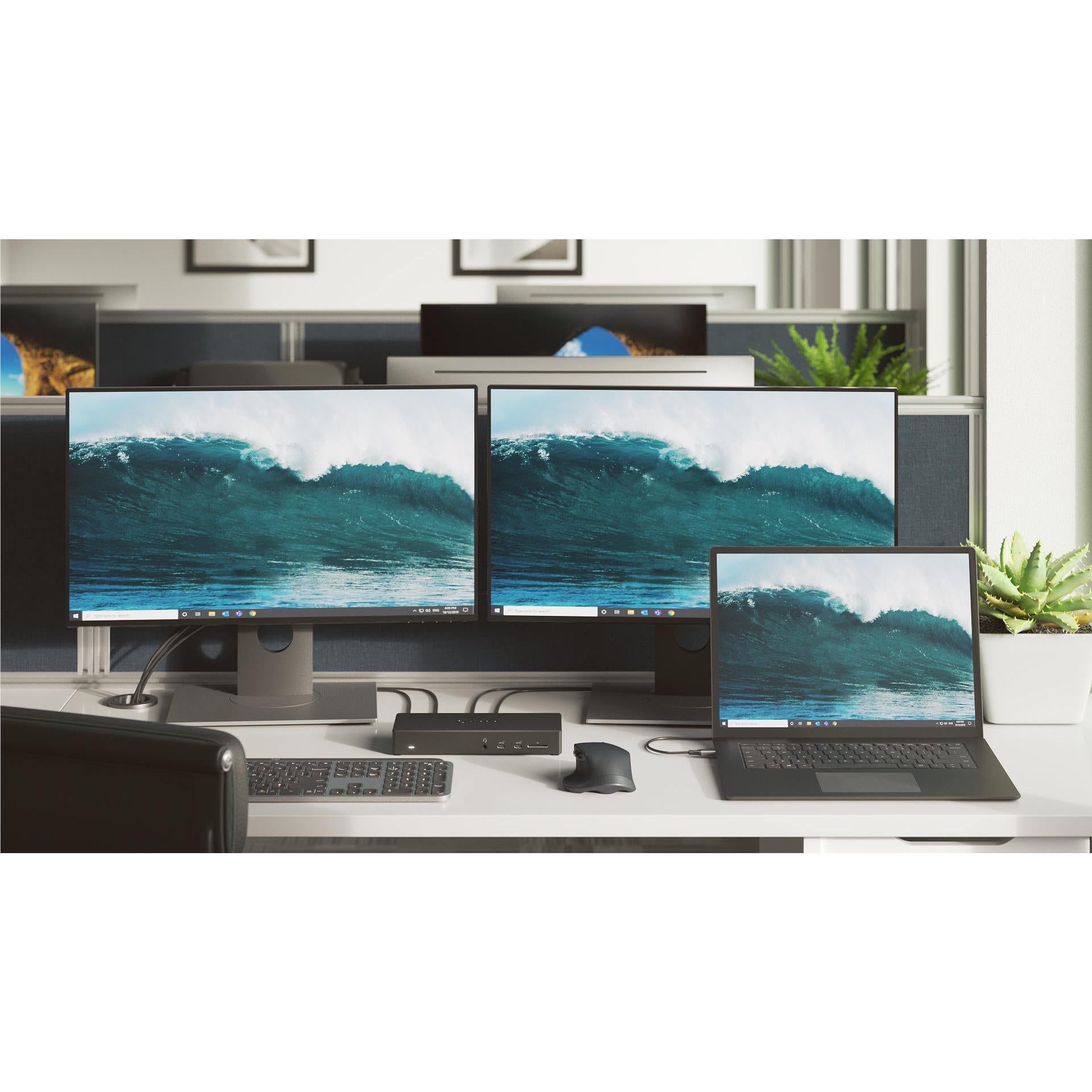 Alogic DUCMA3 USB C Triple Display Docking Station - 4K HDMI, Dual Monitor Support, 100W PD Charging for MacBook Pro/Air, Dell, HP Laptops - Perfect for Home Office, Gaming & Workstation Setups