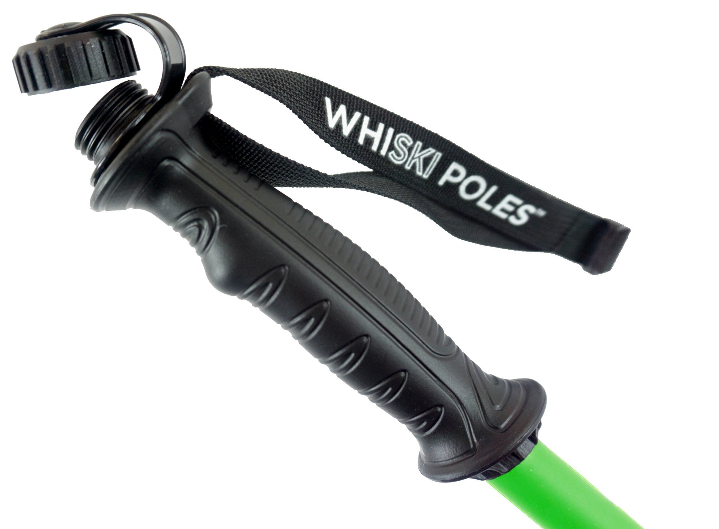 Best Ski Pole Flask for Skiers - 16 oz Stainless Steel Liquor Holder with Free Collapsible Funnel & Decorative Stickers | Perfect for Ski Trips, Après-Ski Parties & Outdoor Adventures