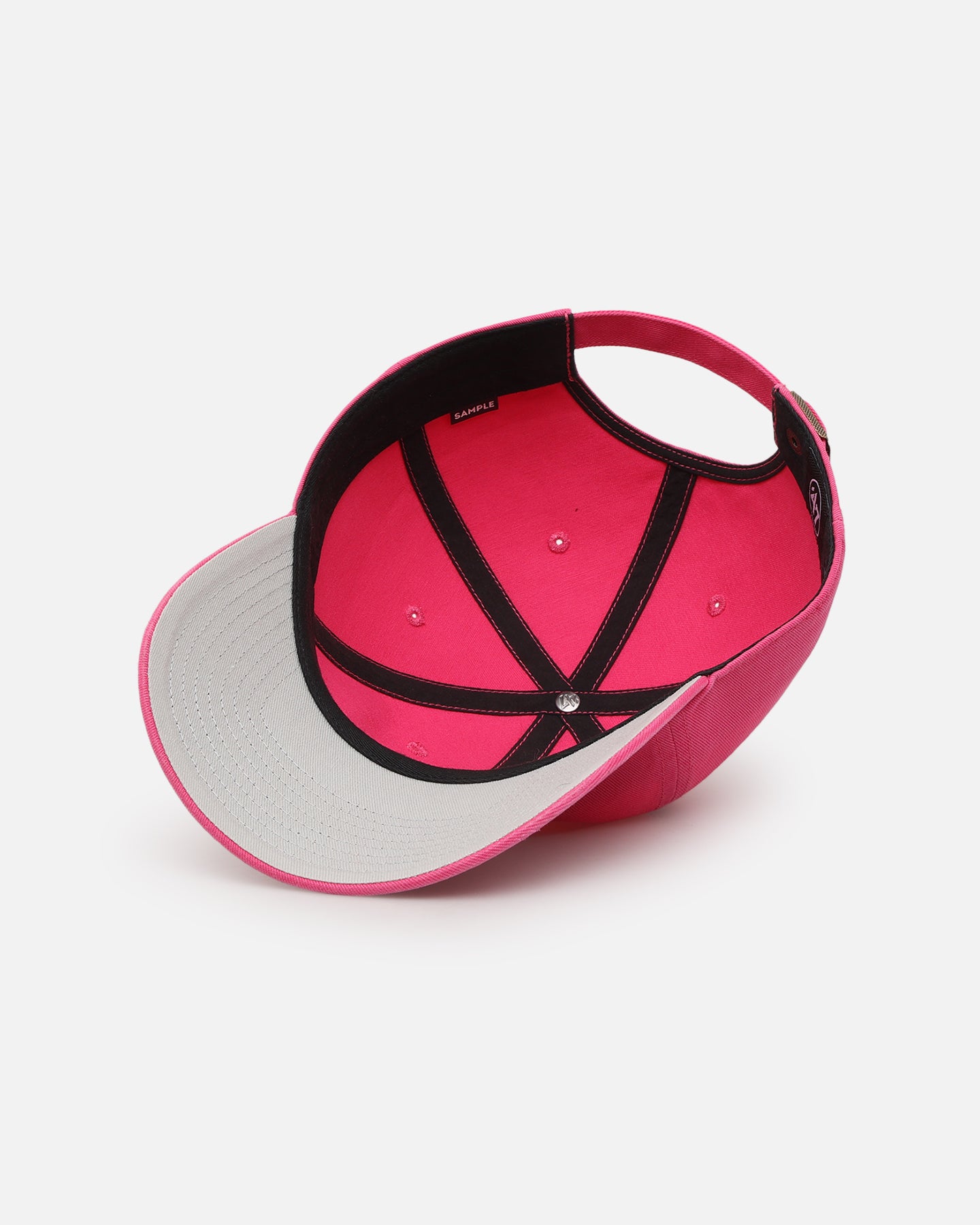 47 Brand Los Angeles Dodgers 'Ballpark' 47 Clean Up Adjustable Strapback Hat in Magenta - Perfect for Baseball Games, Fan Gear & Casual Streetwear