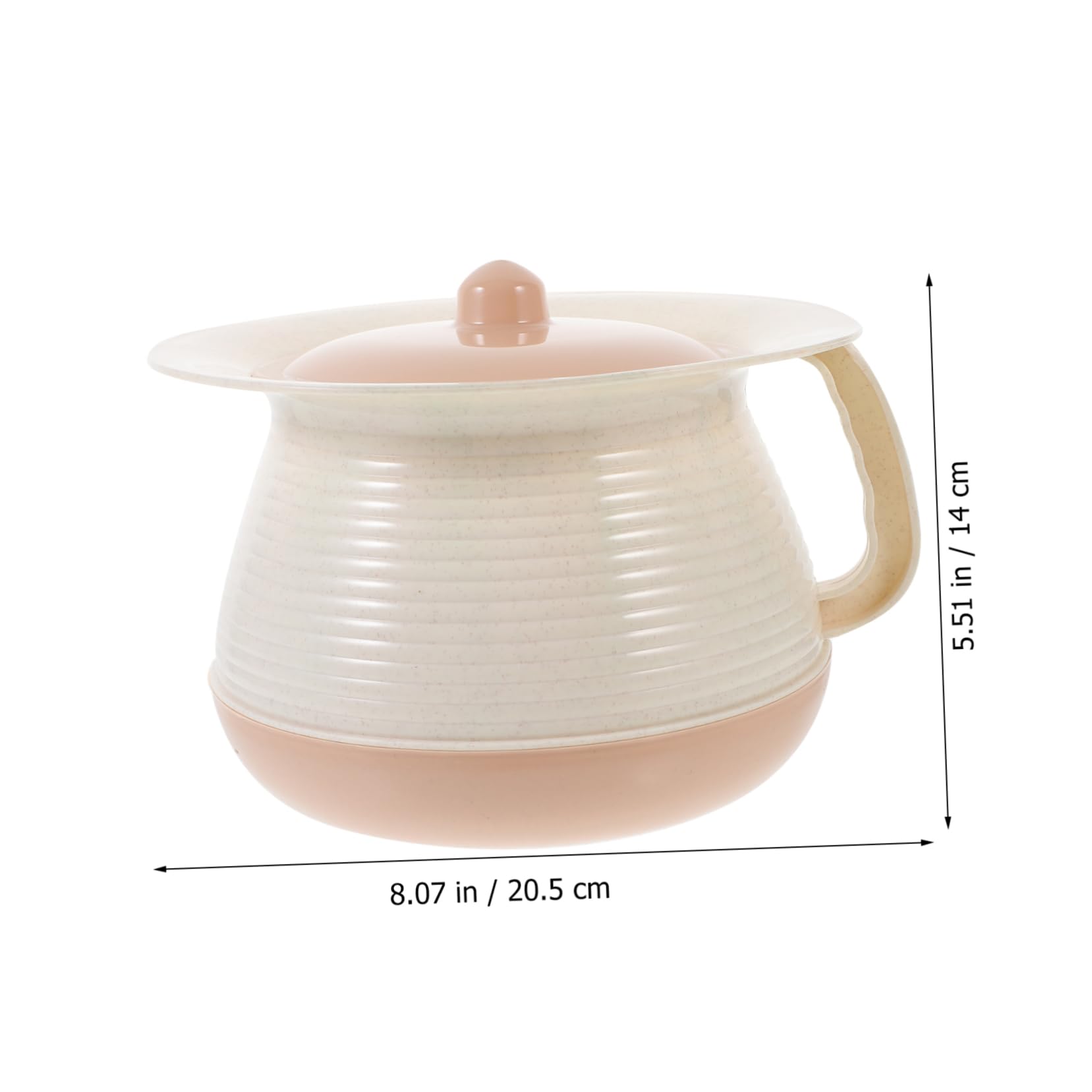 **Healifty Unisex Baby Pee Trap with Lid - Plastic Urinal Chamber Pot for Boys & Girls - Non-Slip Design, Easy to Clean - Perfect for Nighttime Use, Travel & Potty Training**