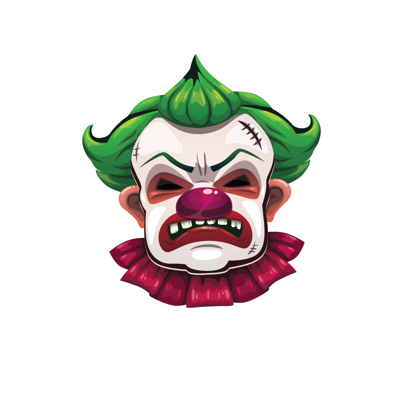 Scary Clown Costume for Halloween - Terrifying Horror Outfit for Cosplay & Haunted House Parties