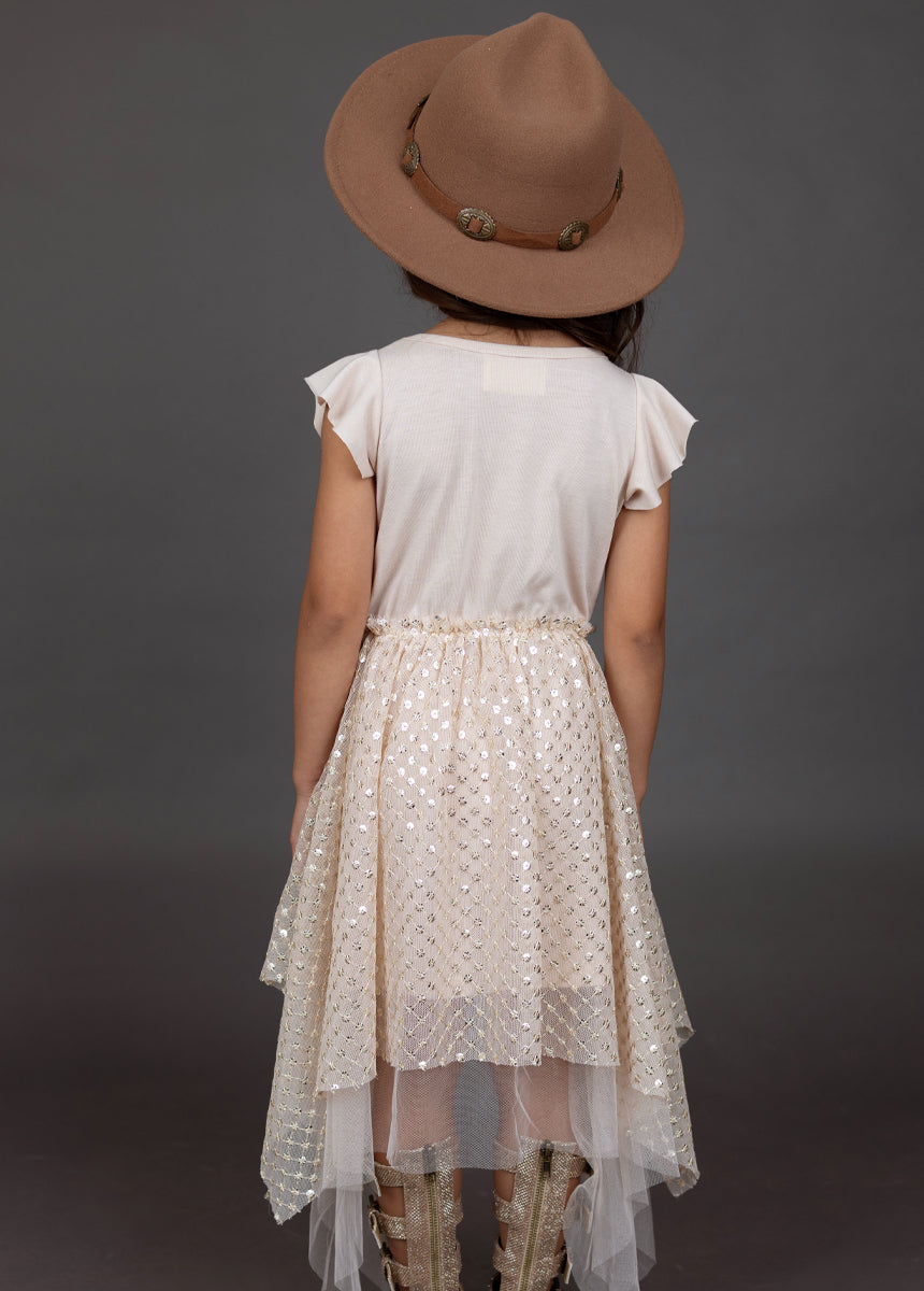 Elegant Shell-Colored Tina Dress for Women - Perfect for Summer Parties, Weddings & Special Occasions