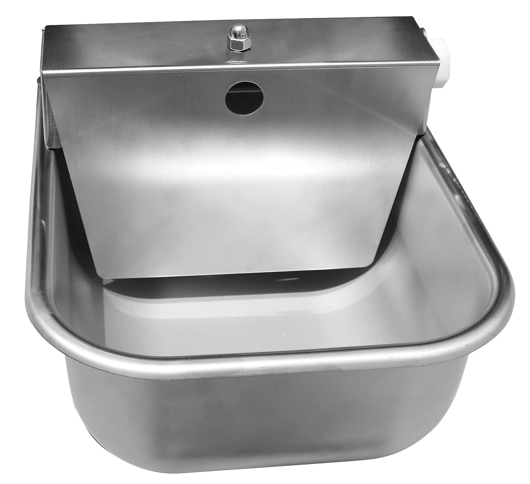 Rust-Proof Stainless Steel Automatic Dog Water Bowl Dispenser for Outdoor Use - Easy to Clean & Sanitize, Quick Setup with Fresh Water Refill - Ideal for Dogs, Pets, and Farm Animals - Perfect for Backyards, Kennels, and Barns
