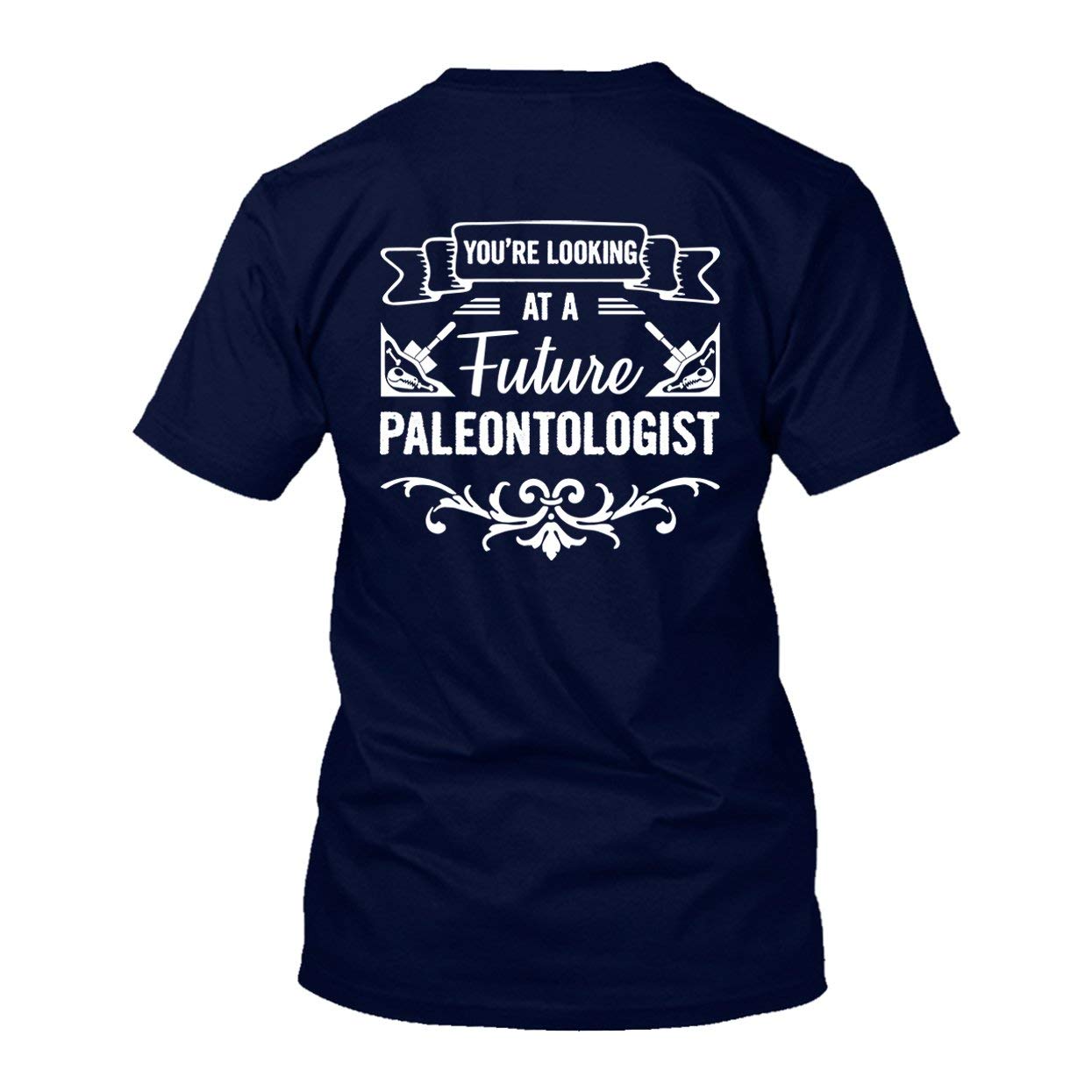 Two Camel Future Paleontologist Cotton T-Shirt for Men & Women - Soft & Comfortable Tee for Science Lovers, Dinosaur Enthusiasts - Perfect for School, Work, Casual Wear & Gifts