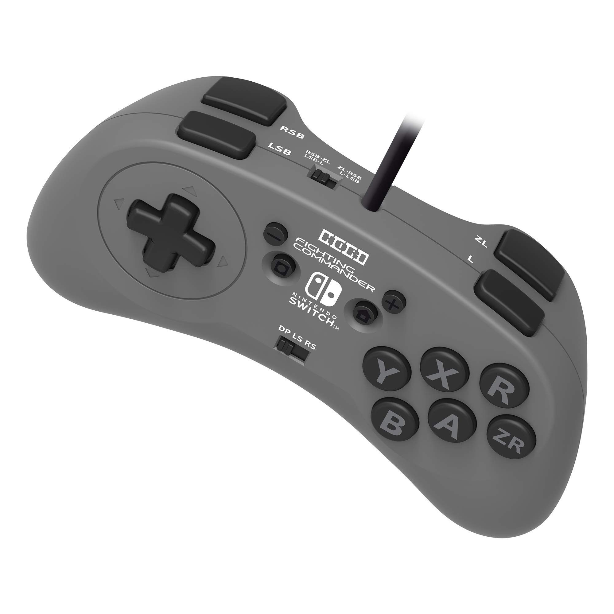 HORI Nintendo Switch Fighting Commander Officially Licensed Wired Controller for Nintendo Switch - Perfect for Fighting Games, Tournaments, and Competitive Gaming