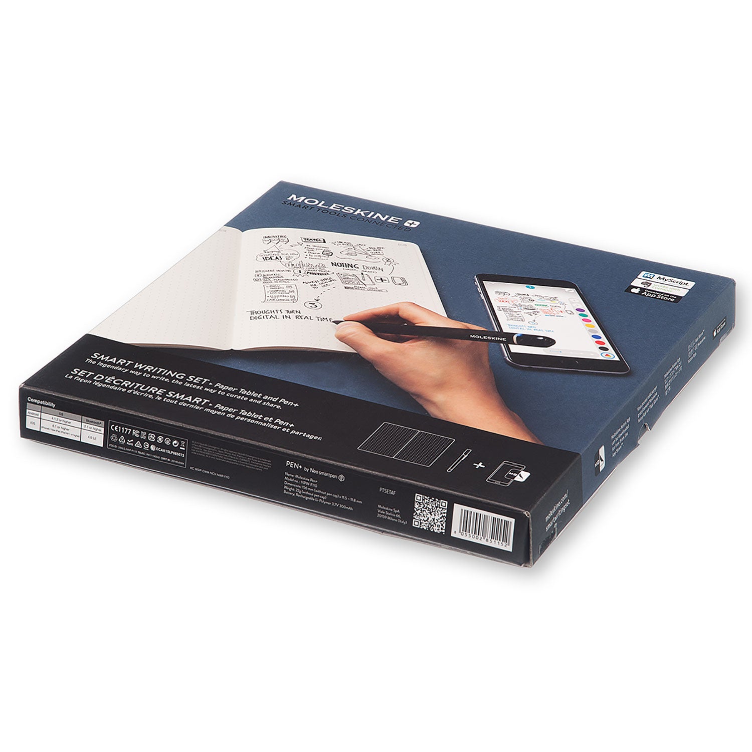 Moleskine Smart Writing Set - Digital Notebook & Pen for Note Taking, Sketching, and Journaling - Perfect for Students, Professionals, and Creative Writers
