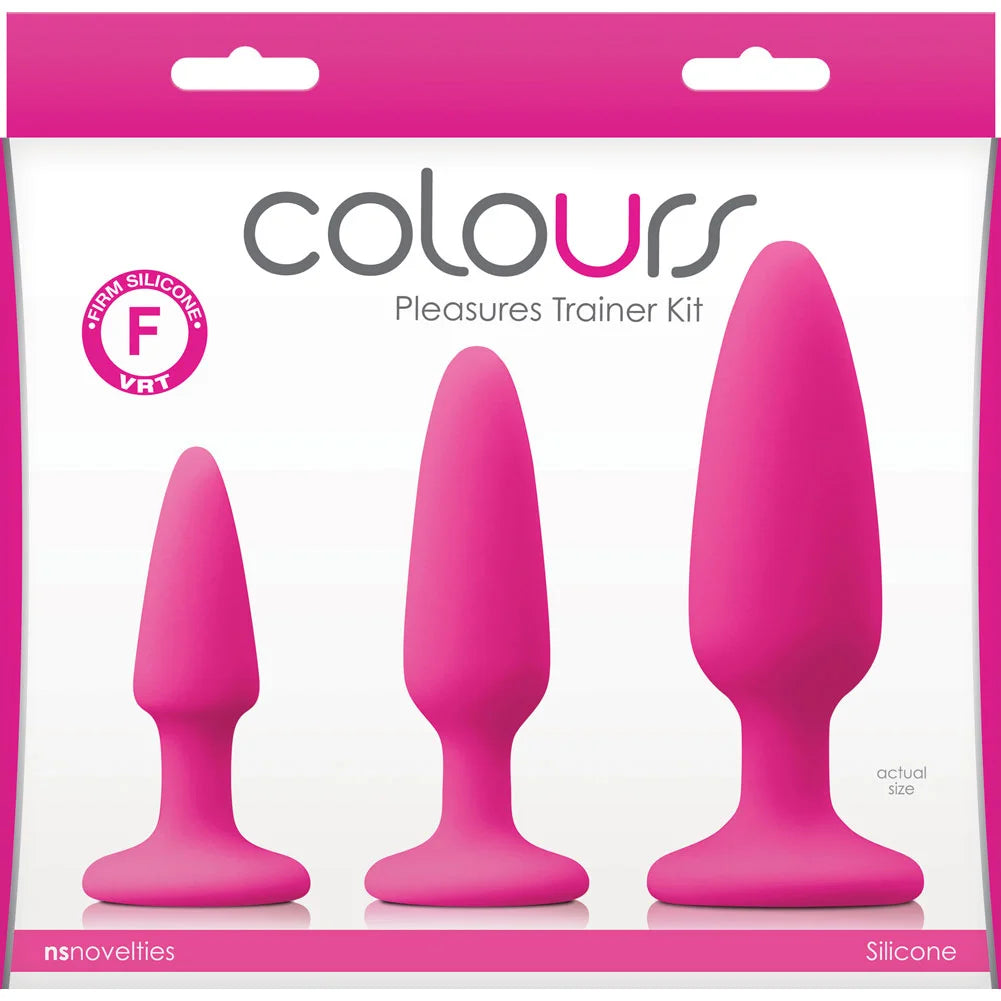 Anal Trainer Kit with Pleasure Plug - Pink | Beginner to Advanced Butt Plug Set for Comfortable Stretching & Anal Play | Perfect for Solo Use & Couples Intimacy