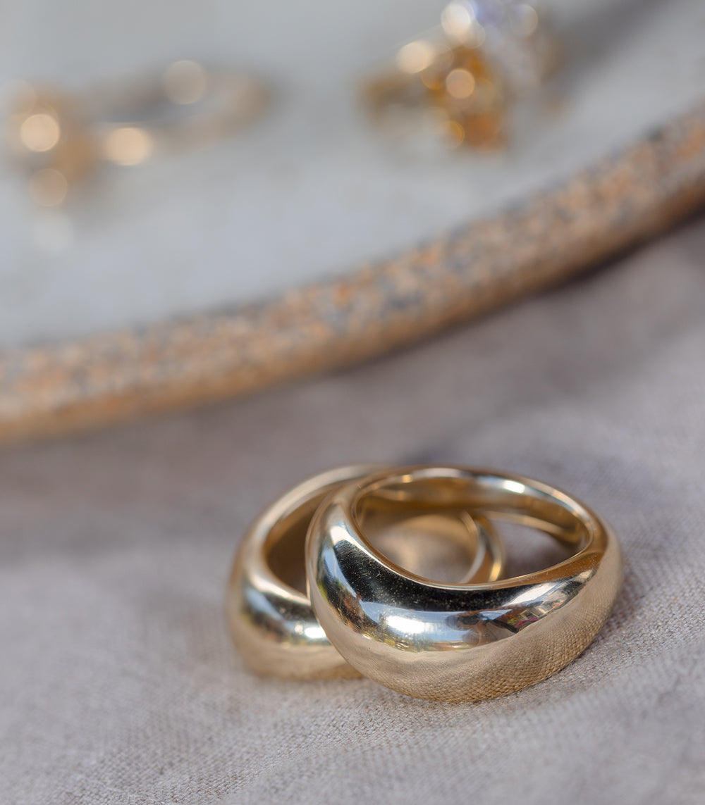 Premium Solid Gold Wedding Band for Men & Women – Elegant & Durable 14K/18K Yellow, White, or Rose Gold Ring – Perfect for Engagement, Anniversary, and Everyday Wear
