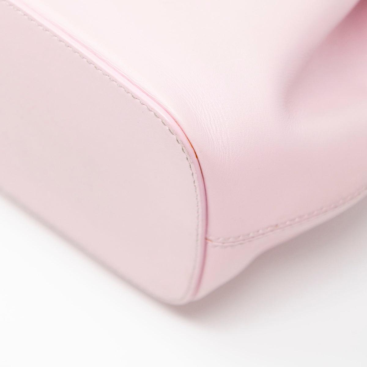 Bvlgari Serpenti Forever Pink Leather Bucket Bag for Women - Luxury Designer Handbag for Evening Parties & Special Occasions