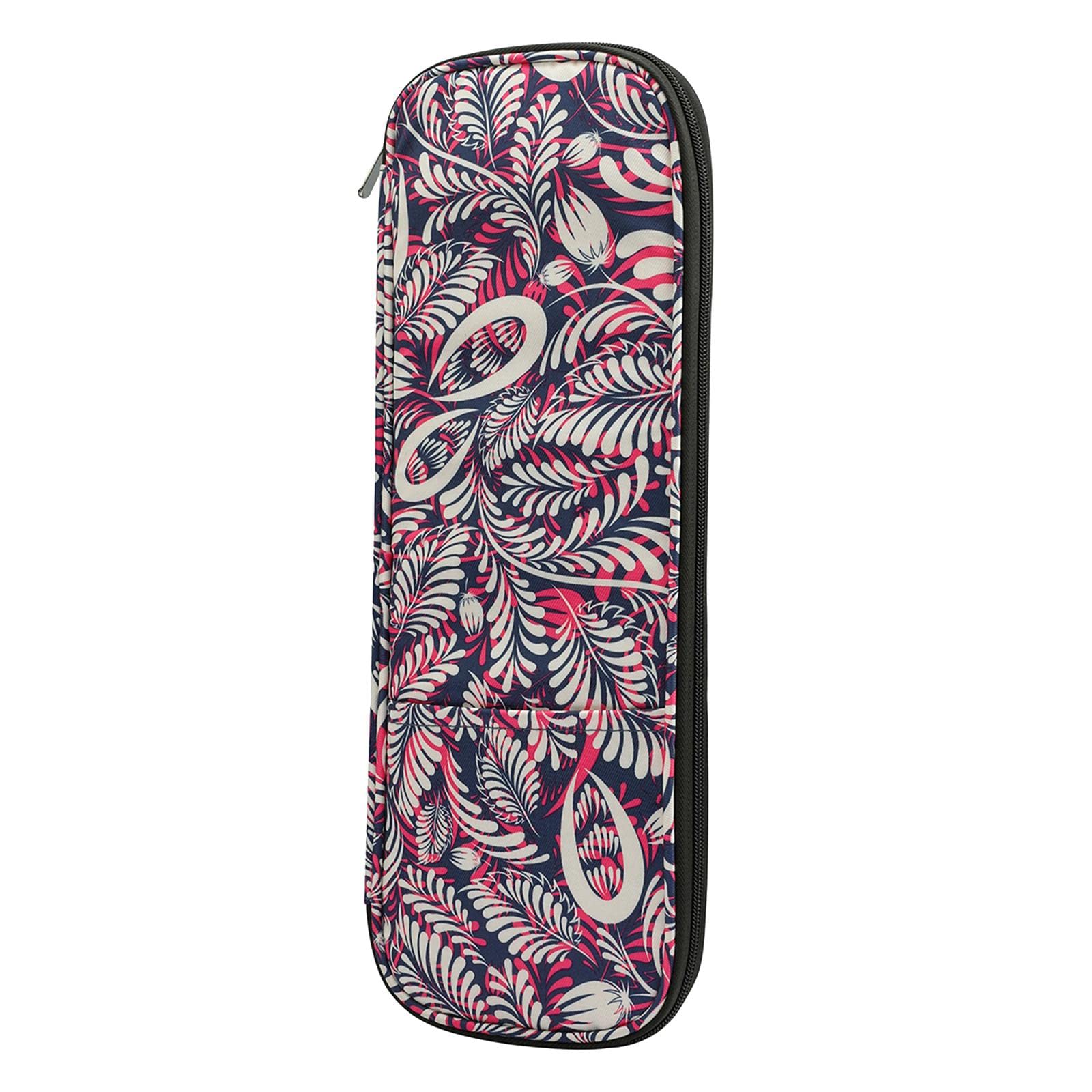 Crochet Hook Case - Durable Double Layer Knitting Storage Bag for Crochet Needles & Hooks, Purple - Perfect for Organizing & Carrying Crochet Supplies at Home or On-The-Go