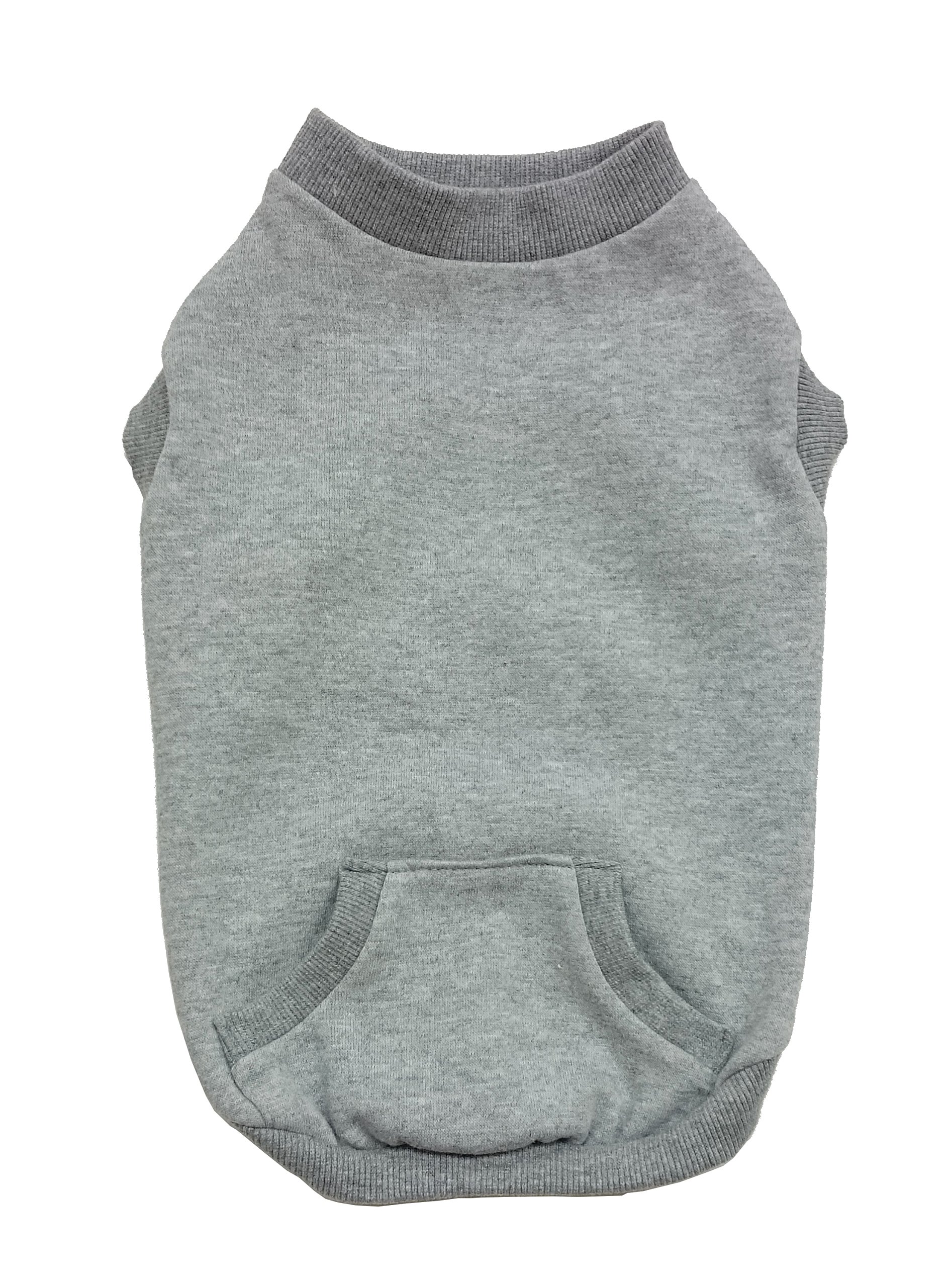 Fashion Pet Gray Dog Sweatshirt - Medium for Outdoor Adventures