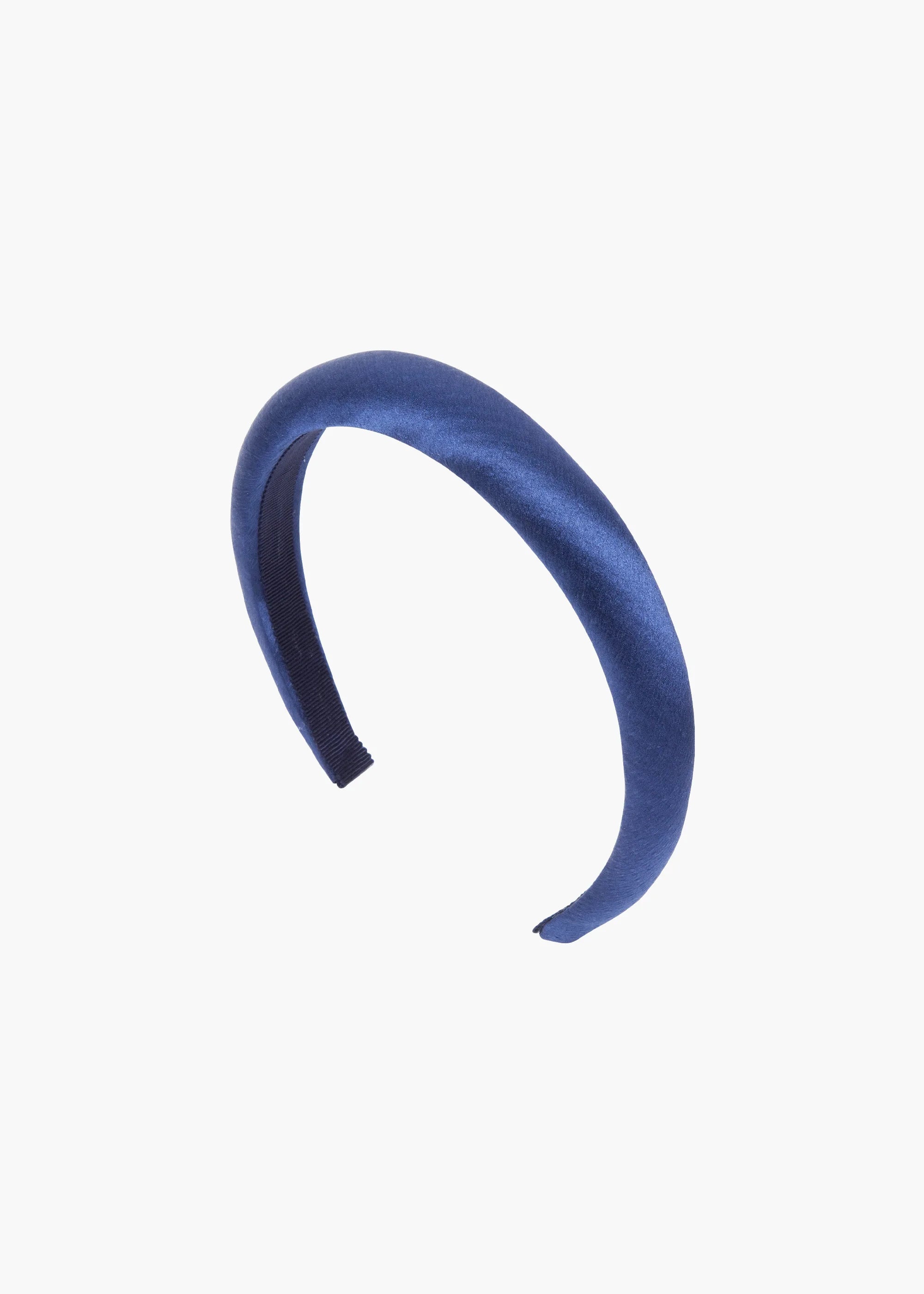 Satin Tori Headband for Women - Navy Blue Hair Accessory for Work, Yoga, and Everyday Wear