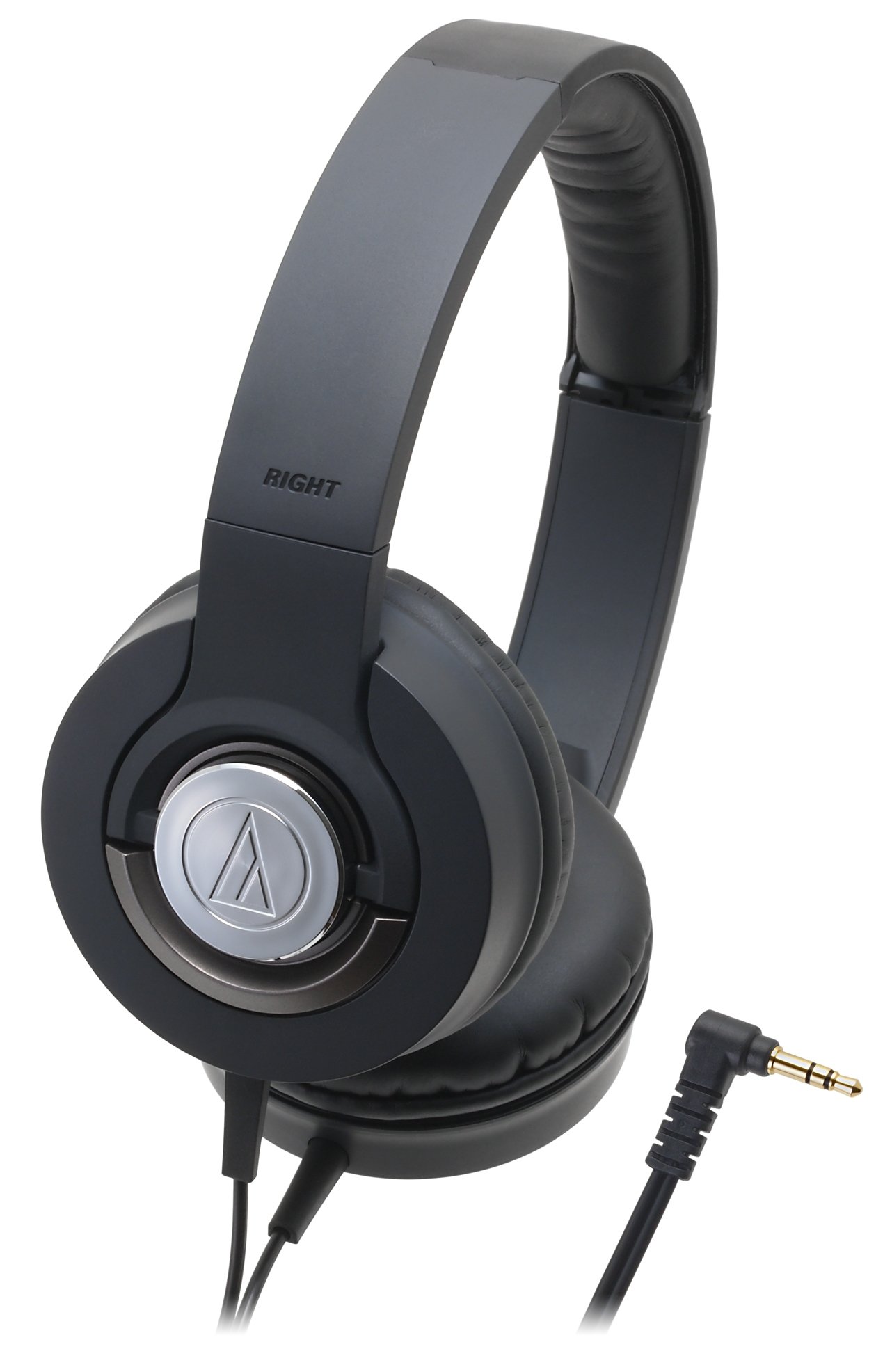 Audio-Technica ATH-WS33X BK Solid Bass Portable Headphones - High-Quality Sound for Music, Gaming & Travel | Japan Import | Perfect for Commuting, Workouts & Studio Use