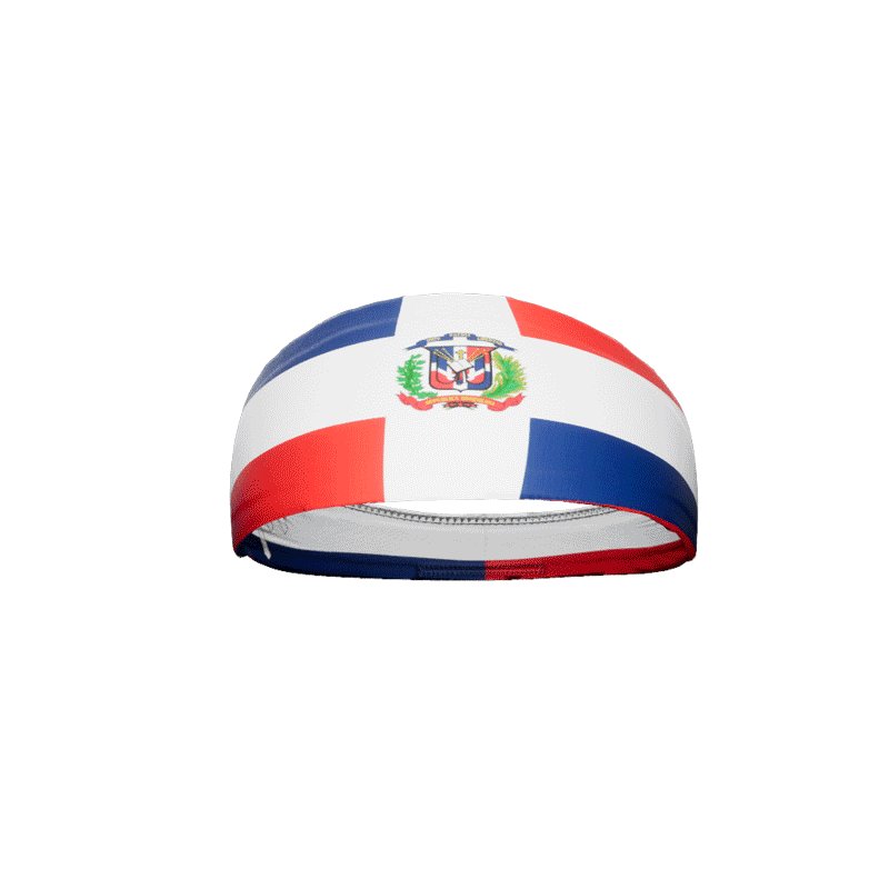 Dominican Republic Flag Headband - Patriotic Hair Accessory for Sports, Parties & National Pride | Unisex Bandana for Fans & Supporters