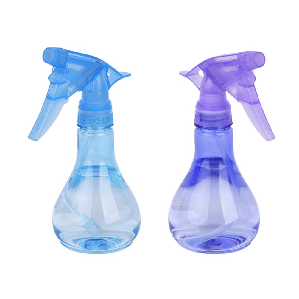Minkissy 3-Pack Hydrating Spray Bottles - Portable Empty Plastic Mist Bottles for Hair, Face & Plants (Random Colors) | Travel, Salon & Home Use