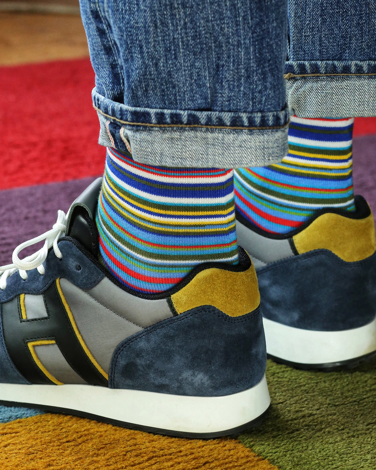 DÉCLIC Vibe Socks for Women - Soft Comfortable Khaki Ankle Socks - Perfect for Yoga, Running & Everyday Wear