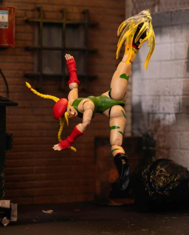 Jada Toys 1/12 Scale 6-Inch Street Fighter II Action Figures - Cammy, Dee Jay & Guile Collectible Figurines for Display, Gaming & Cosplay Inspiration