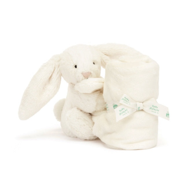 Jellycat Bashful Cream Bunny Soother - Soft Plush Stuffed Animal Toy for Babies & Kids | Perfect for Cuddling, Nursery Decor, and Baby Shower Gifts