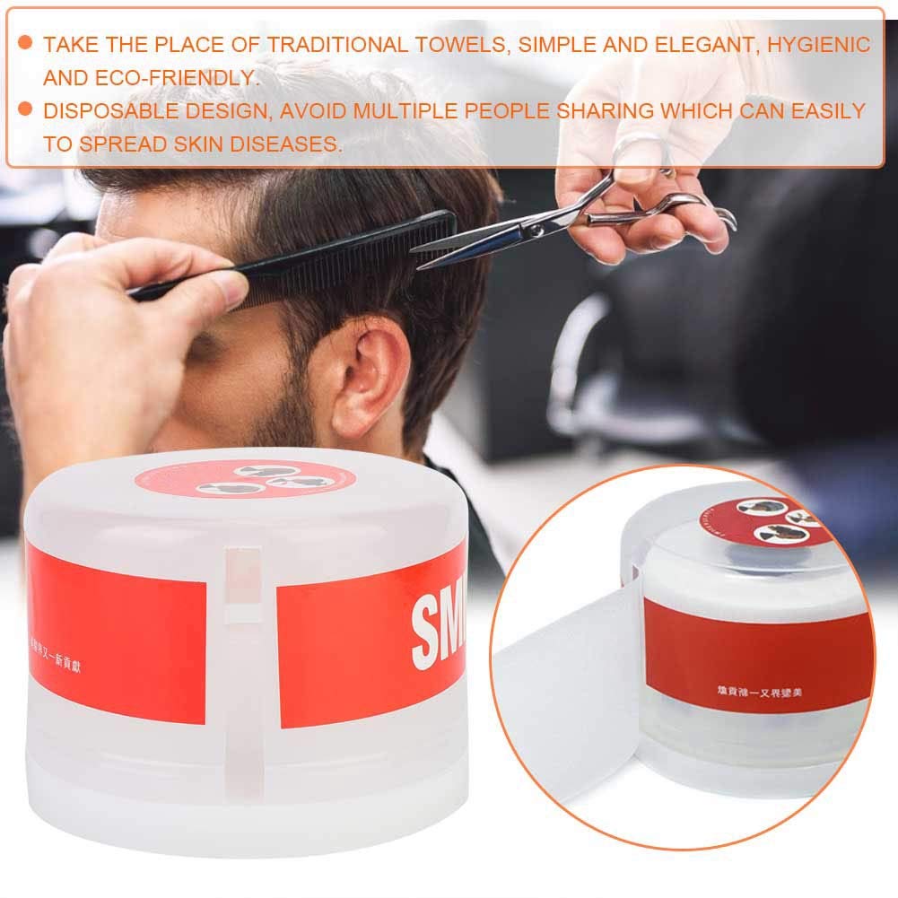 Disposable Barber Neck Strips - White Hair Cutting Neck Paper for Salon & Home Hairdressing - Ideal for Haircuts, Shaves & Styling