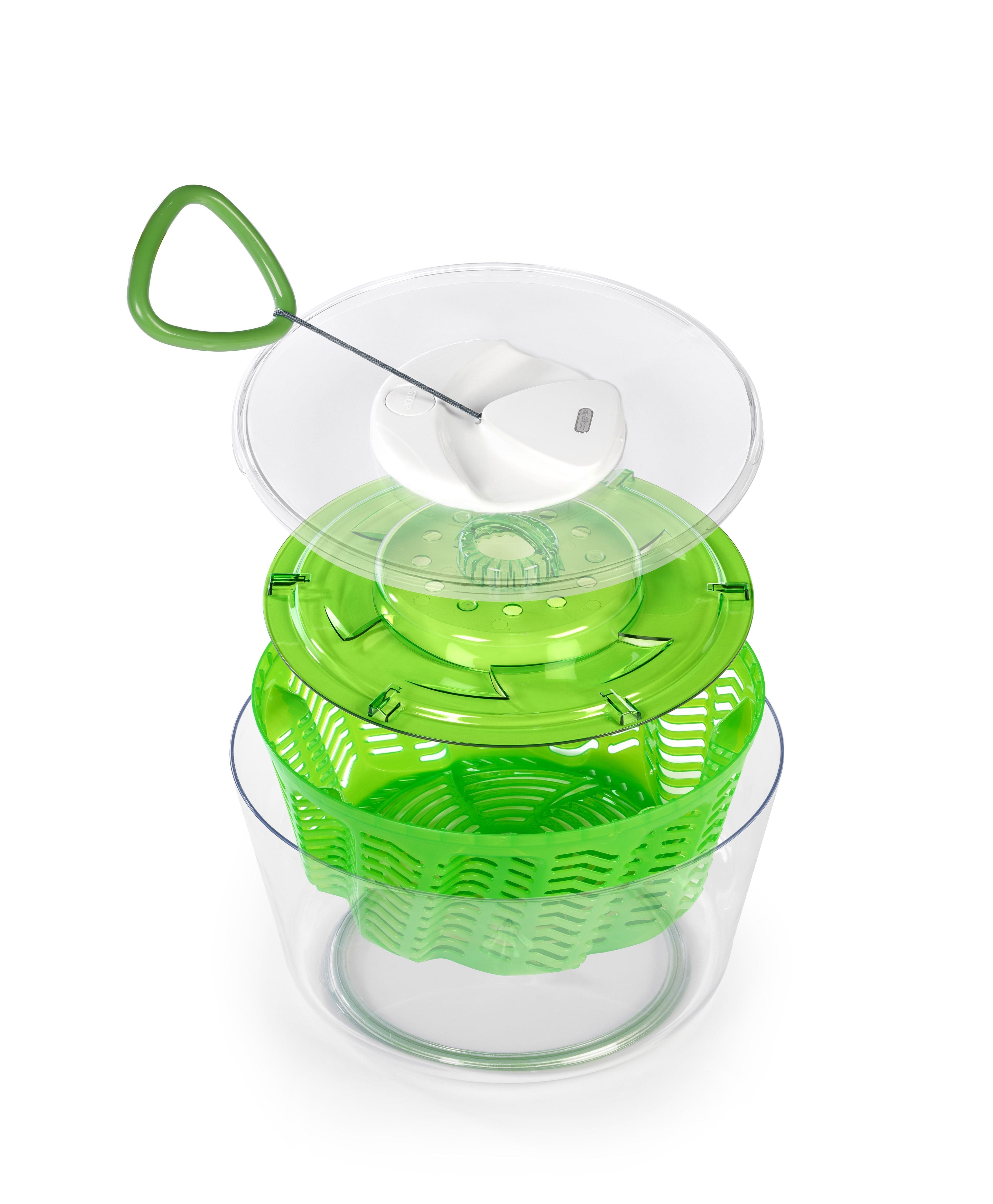 Easy Spin 2 Salad Spinner Large - Premium Kitchen Gadget for Washing & Drying Lettuce, Vegetables & Fruits - Perfect for Healthy Eating, Meal Prep & Home Cooking