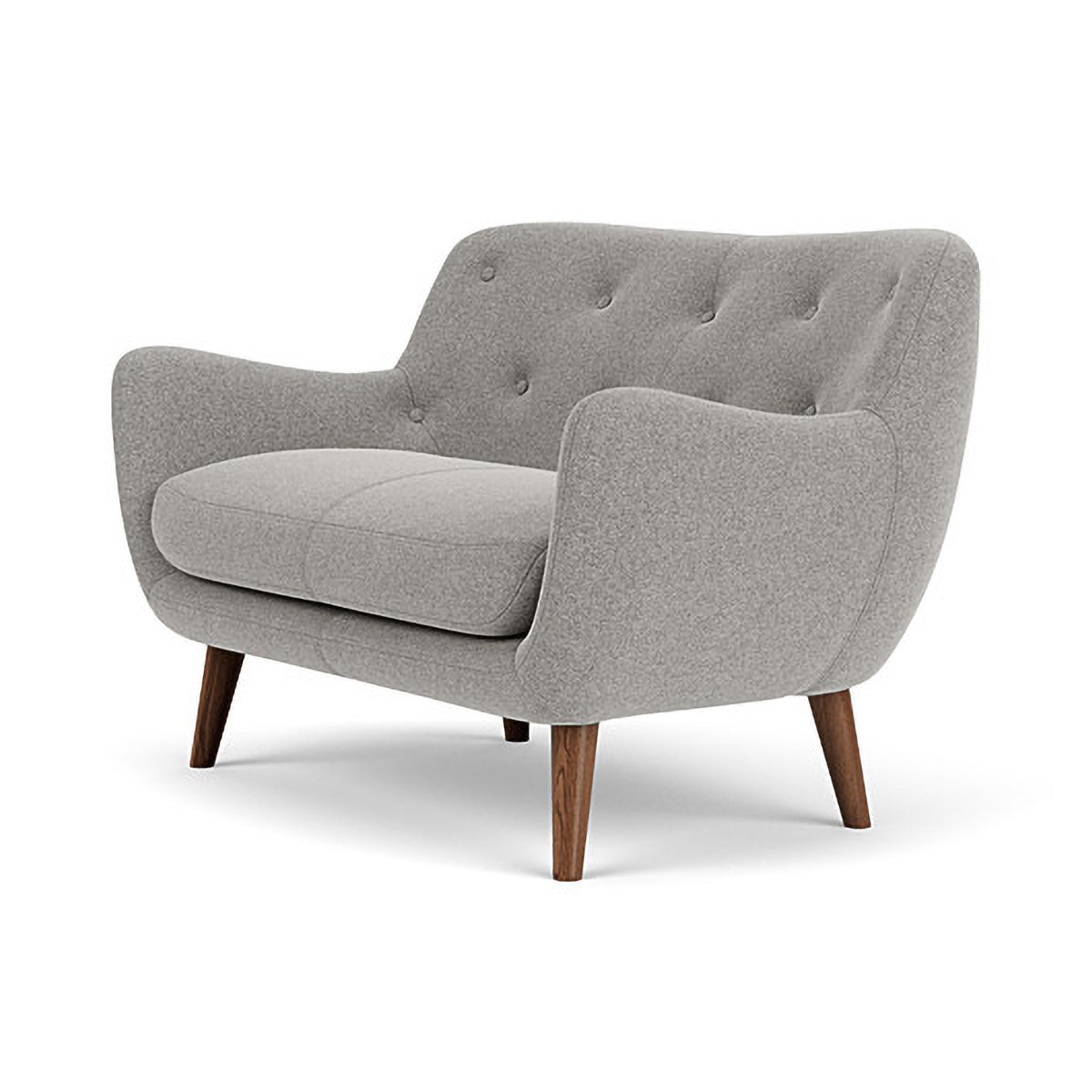 Herman Fabric 2 Seater Sofa - Modern Living Room Couch for Small Spaces, Apartment & Home Decor - Comfortable Loveseat with Soft Upholstery for Relaxing, Entertaining & Cozy Lounging