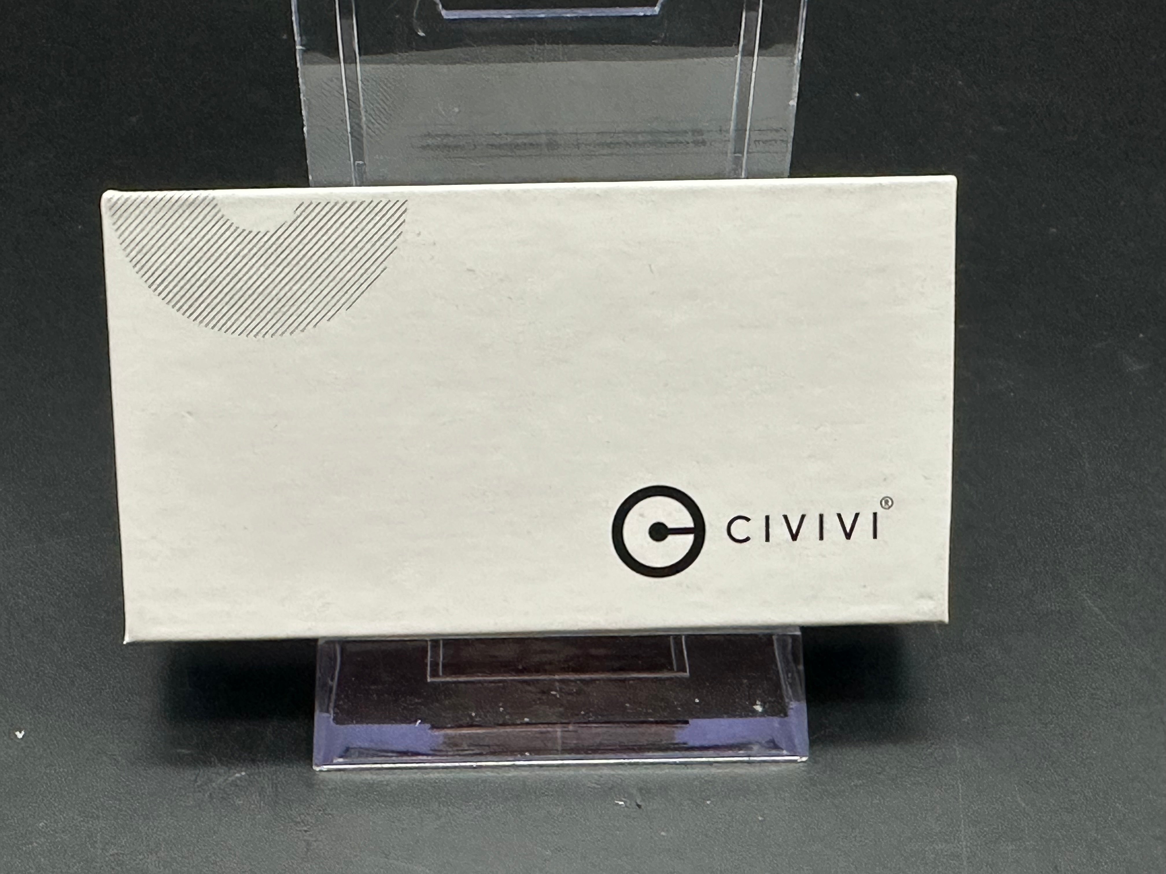 CIVIVI Mini Elementum Frame Lock Knife - Brass Hand Rubbed Finish - EDC Pocket Knife for Camping, Hiking & Everyday Carry