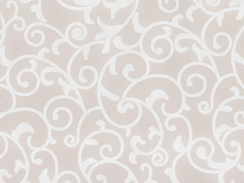 Eco-Friendly Recycled PEARL SCROLL Gift Wrapping Paper Roll - 24