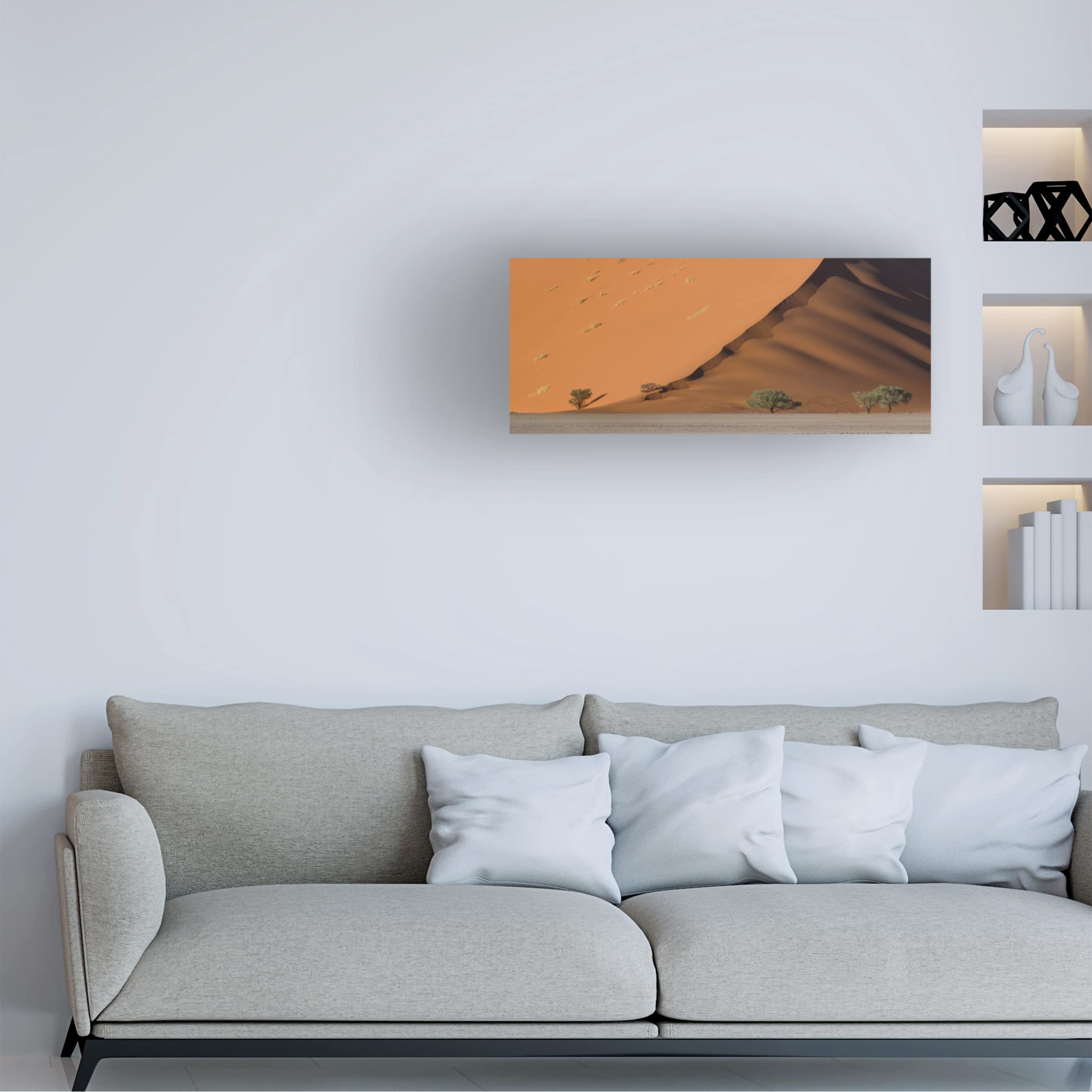 Roberto Marchegiani Dune Canvas Art Print - Stretched Framed Wall Decor for Living Room, Bedroom & Office - Famous Movie Inspired Landscape Painting