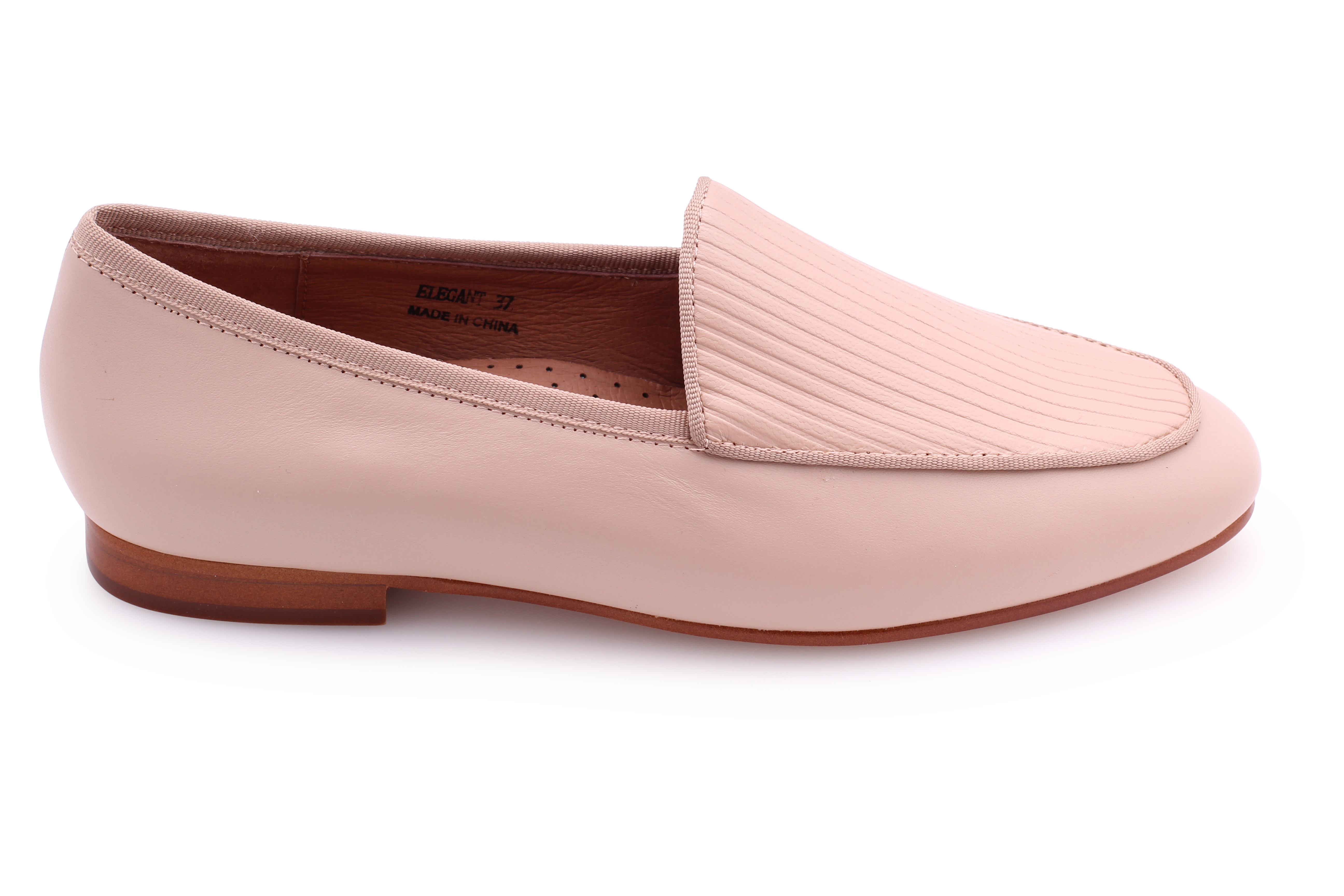 Beige Leather