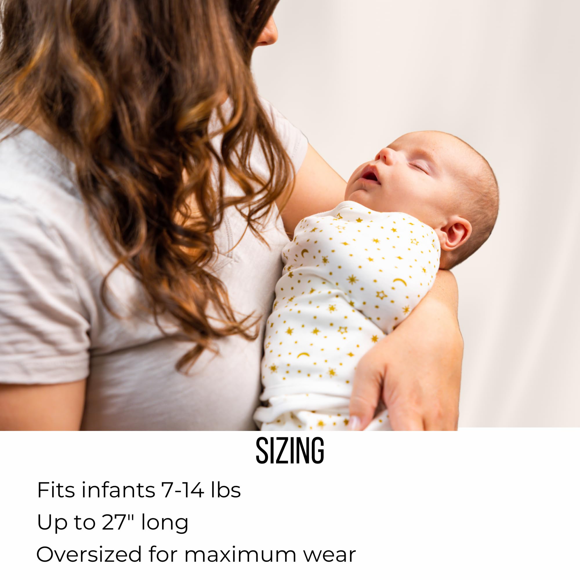Organic Cotton Velcro Swaddle Blanket for Newborns 0-3 Months - Breathable Baby Wrap for Safe Hip Development - Soft & Adjustable Infant Swaddles for Sleeping, Nursing, and Travel