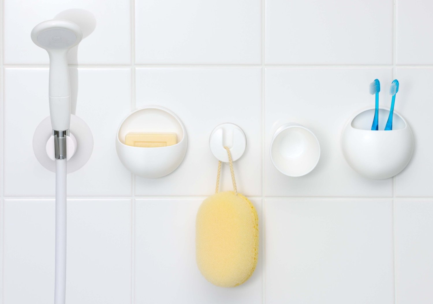 White Bathroom Faucet Soap Dispenser - Elegant Touch for Sinks, Vanities, and Countertops