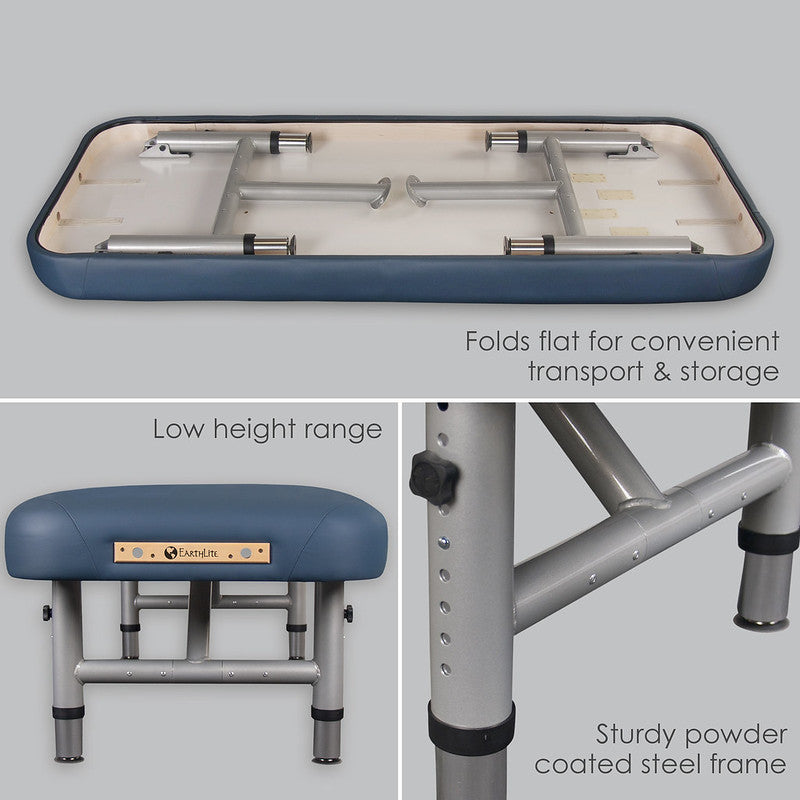 Earthlite Yosemite Compact Shiatsu Massage Table - Portable Folding Massage Bed for Professional & Home Use - Perfect for Therapists, Spas, and Relaxation at Home