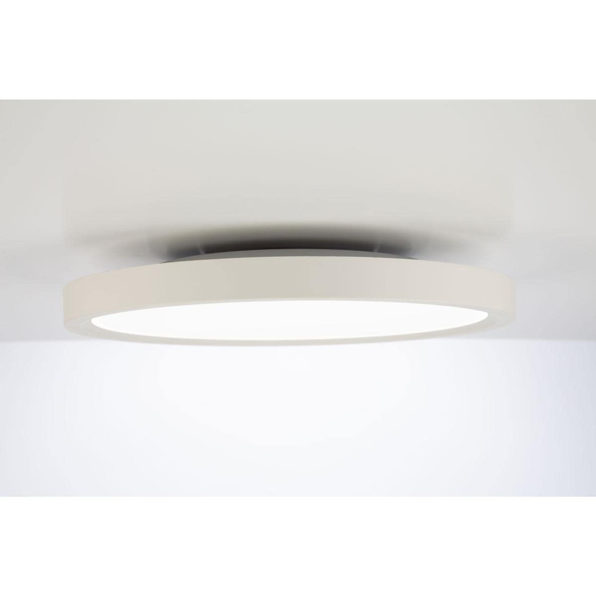 Artcraft BT2000WH Smart LED Flush Mount Ceiling Light - White, Dimmable, 3000K Warm White, 24W, 1800LM, for Bedroom, Living Room, Kitchen, Hallway (UL Listed)